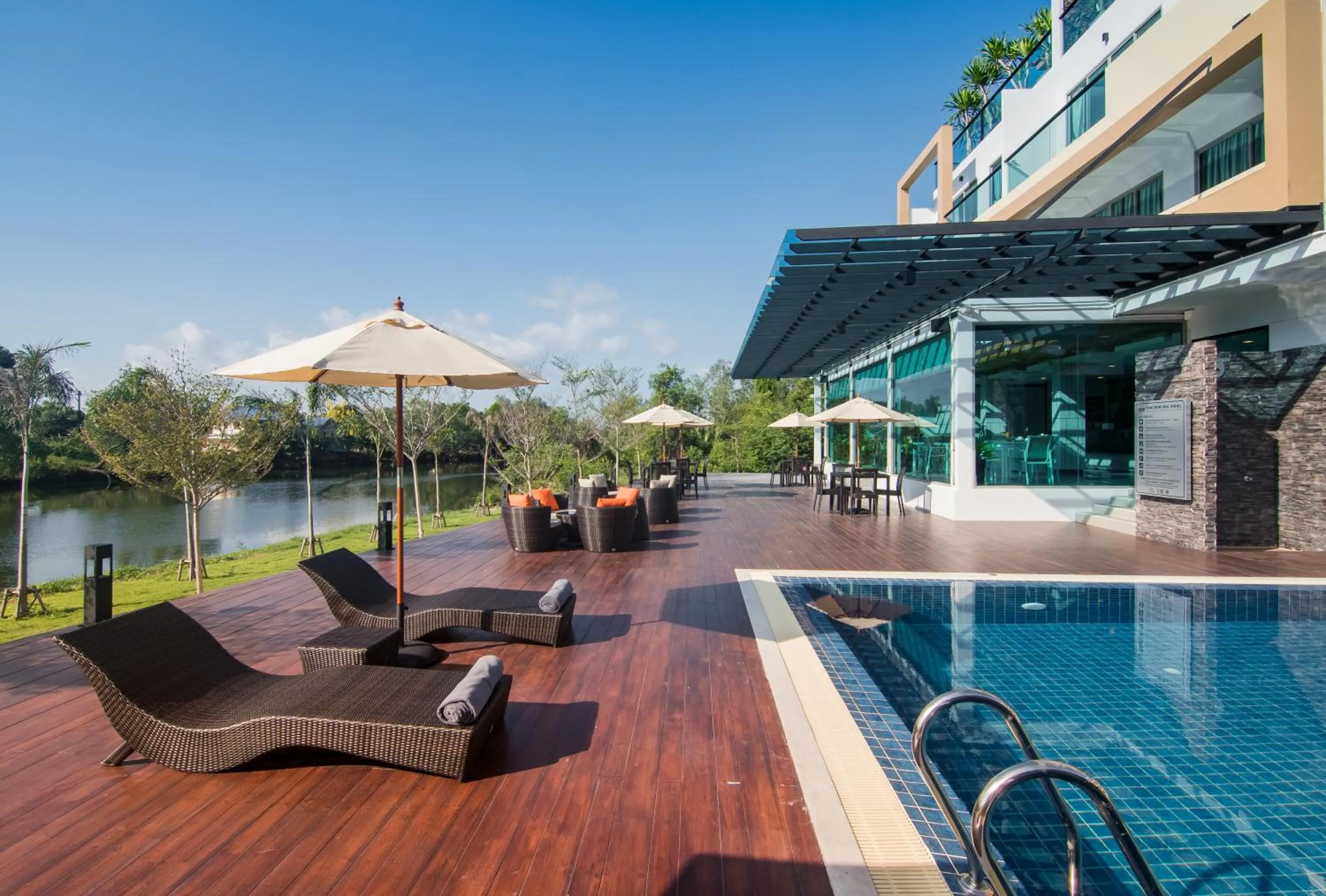 Pool view in The Peak