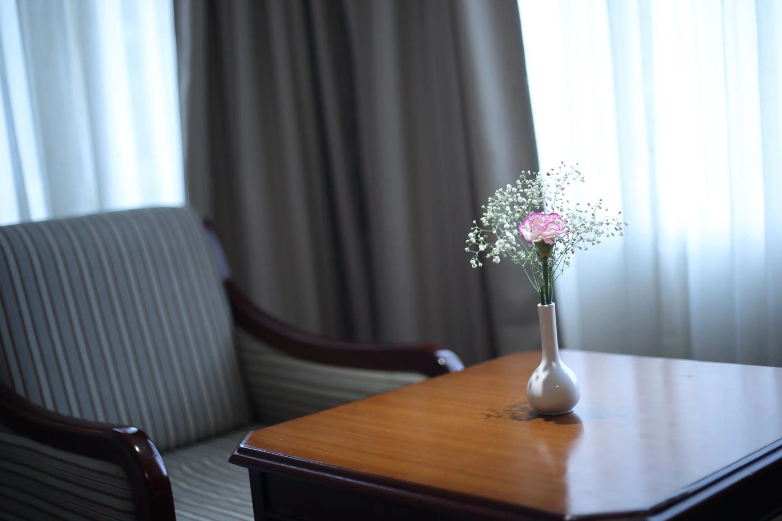 Seating area in Issacs Residency