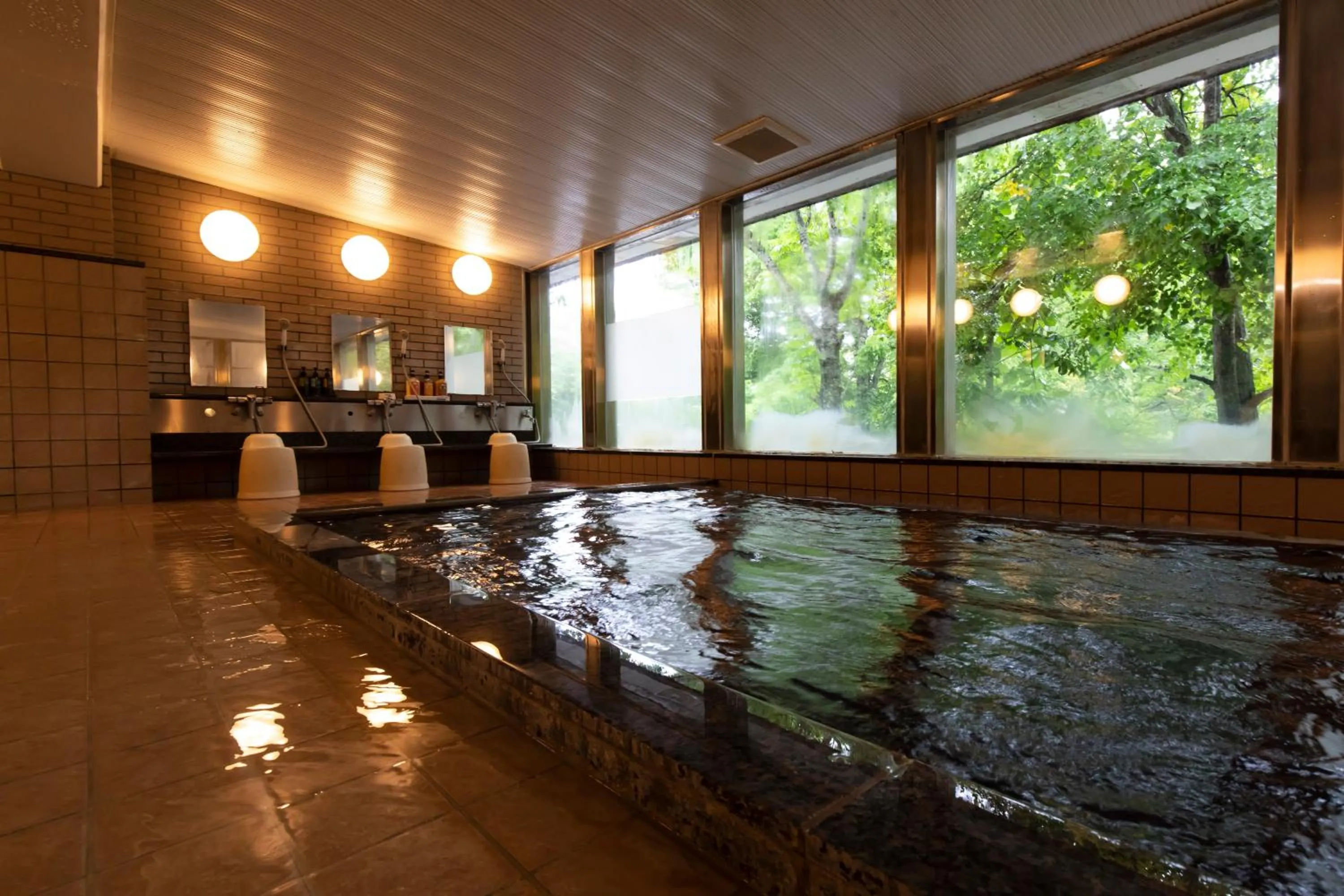 Hot Spring Bath in Kyukamura Shikotsuko
