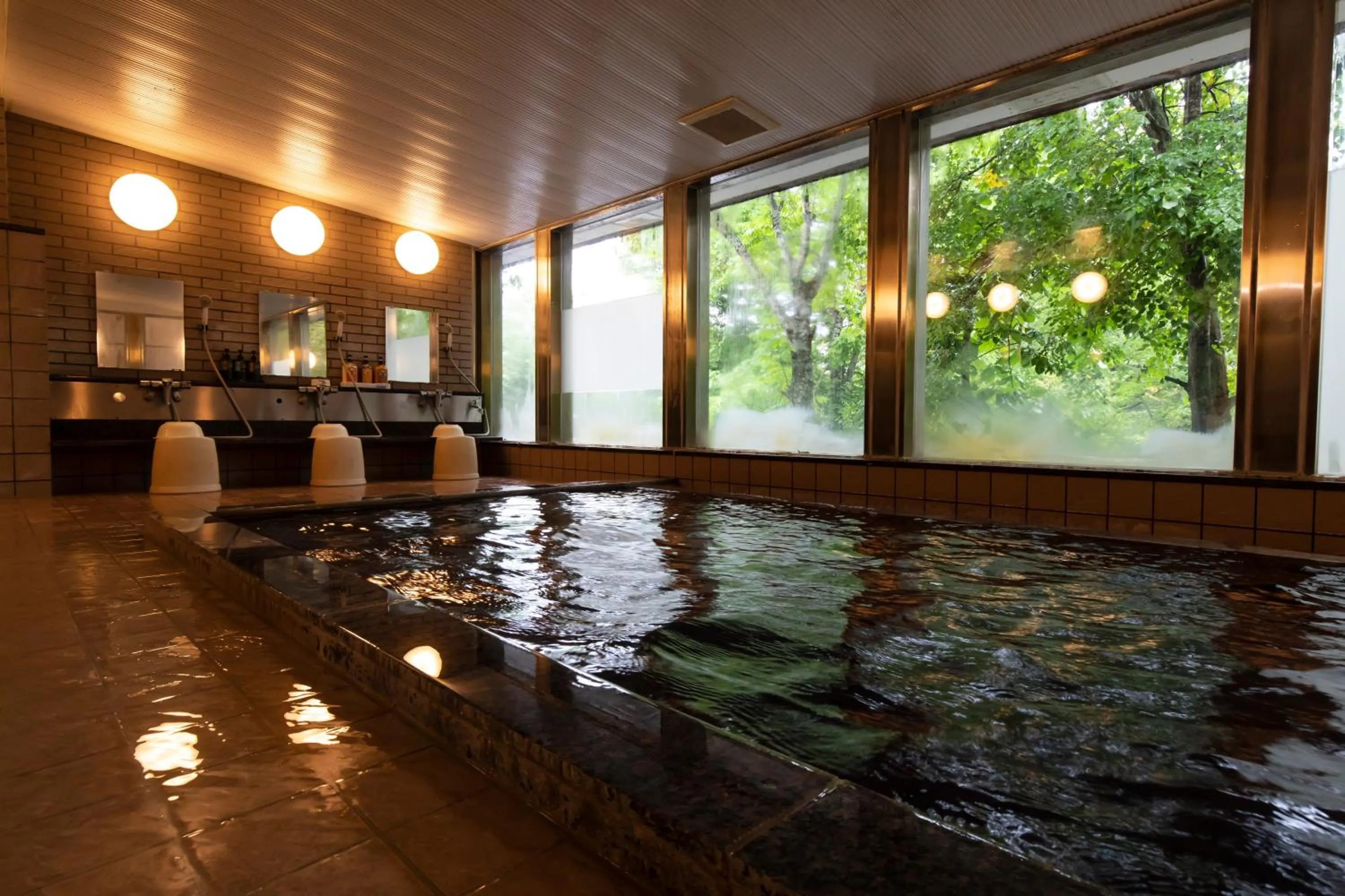 Hot Spring Bath in Kyukamura Shikotsuko