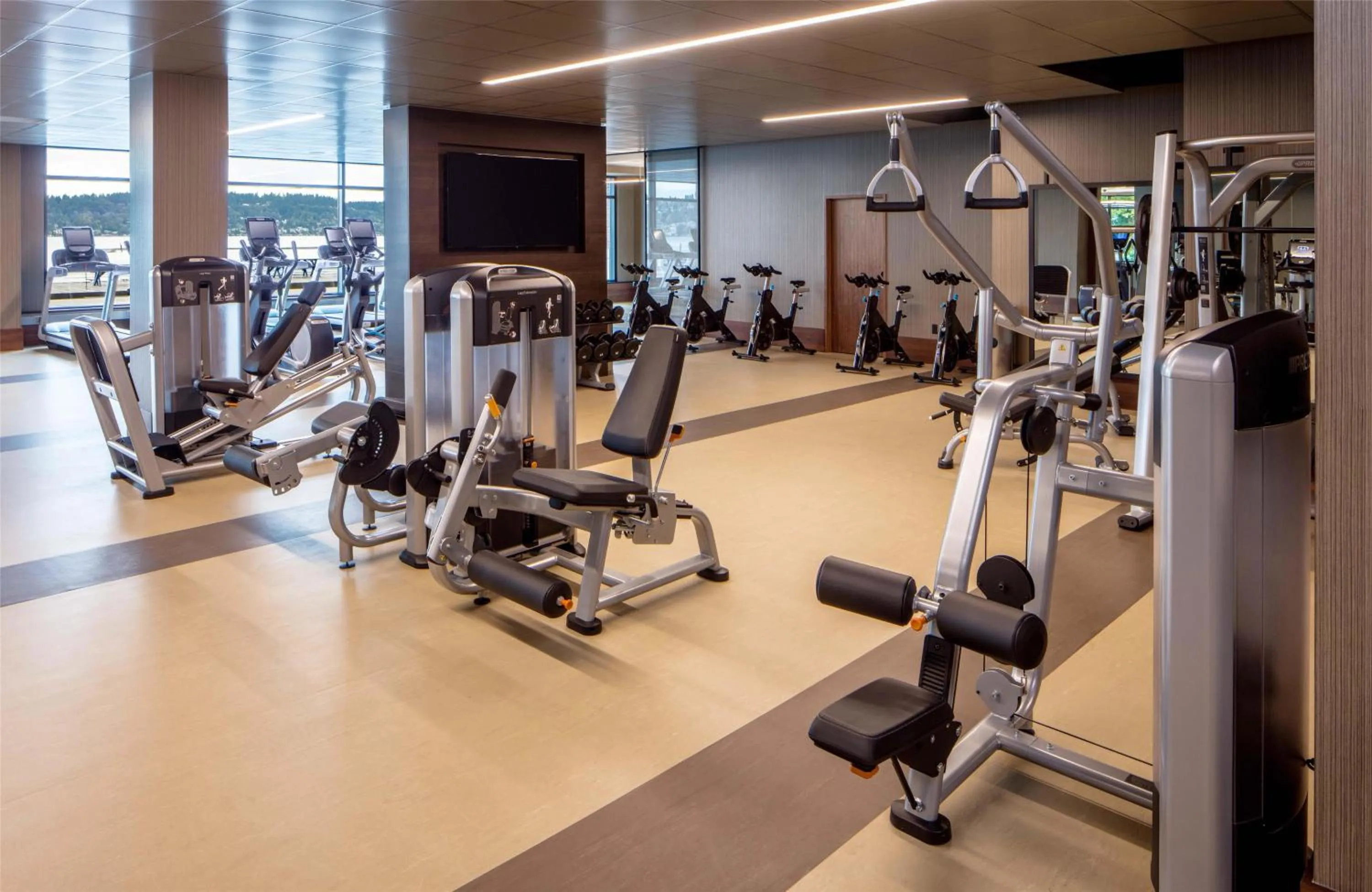 Fitness centre/facilities in Hyatt Regency Lake Washington at Seattle's Southport