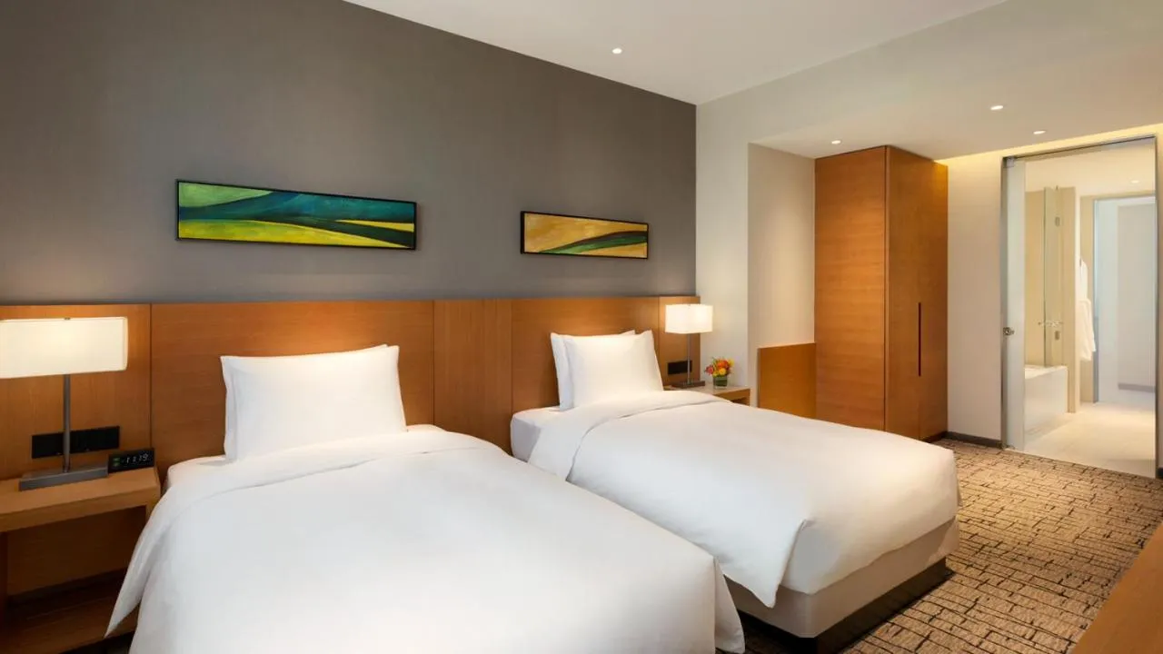 Bed in Hyatt Place Yinchuan Yuecaicheng
