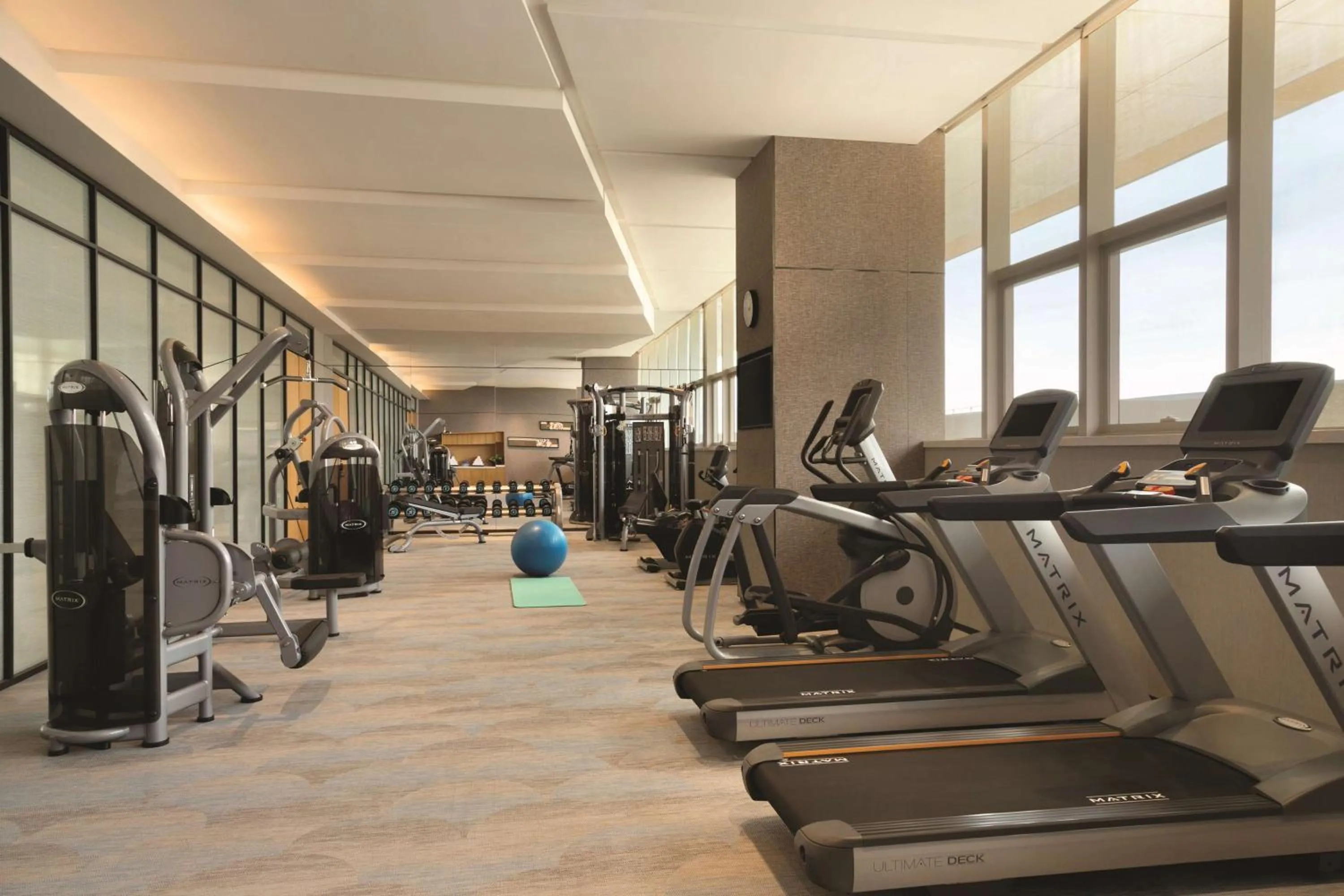 Fitness centre/facilities in Hyatt Place Yinchuan Yuecaicheng
