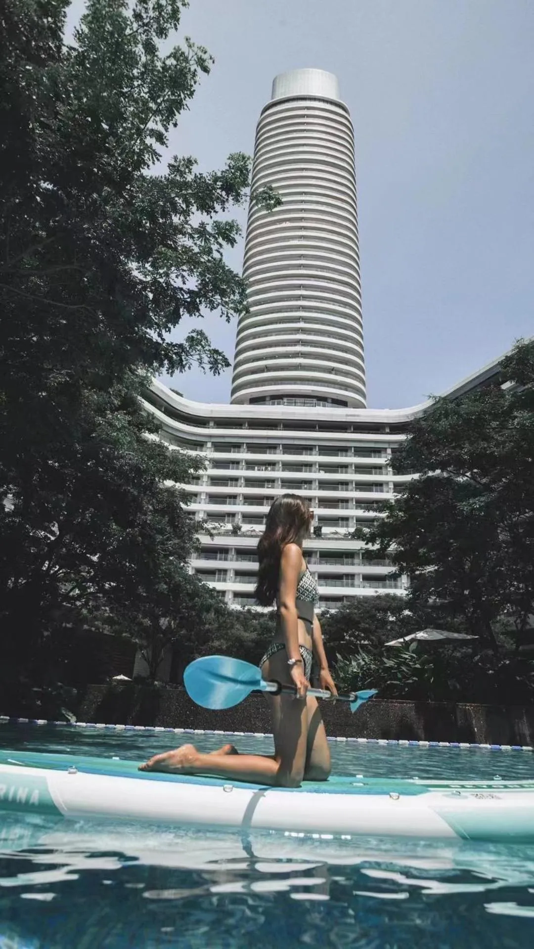 Swimming pool in Rosewood Sanya