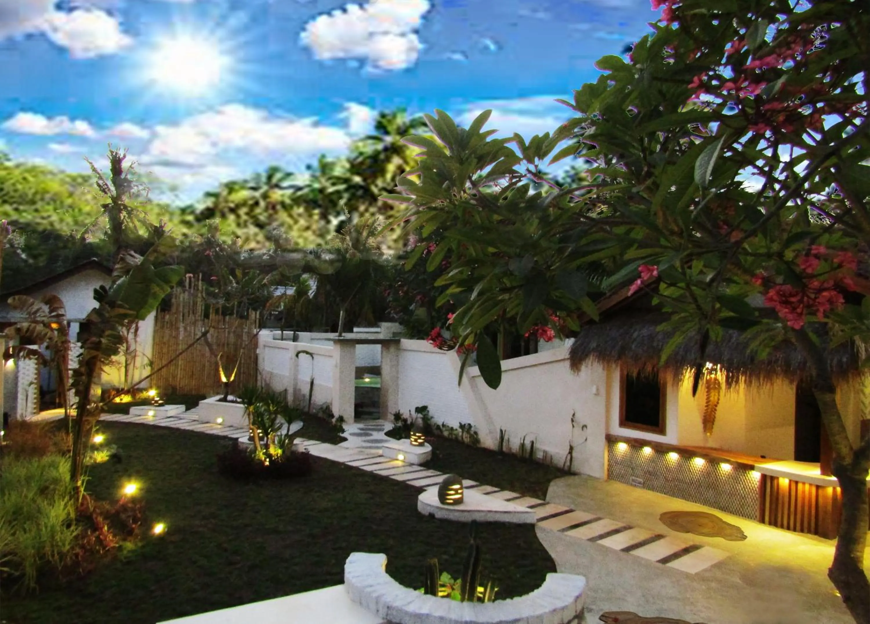 Garden in The White Key Luxury Villas