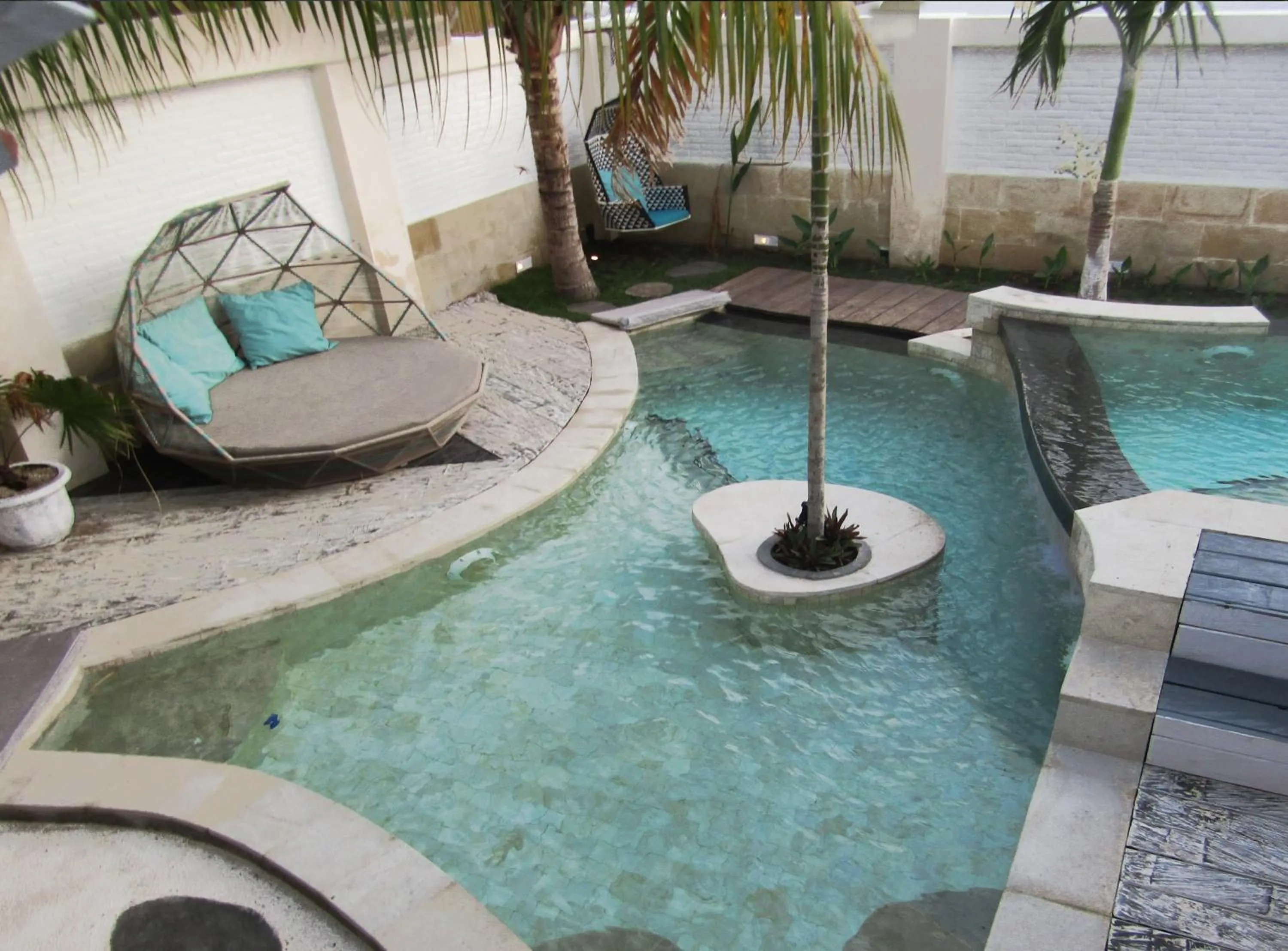 Pool view in The White Key Luxury Villas