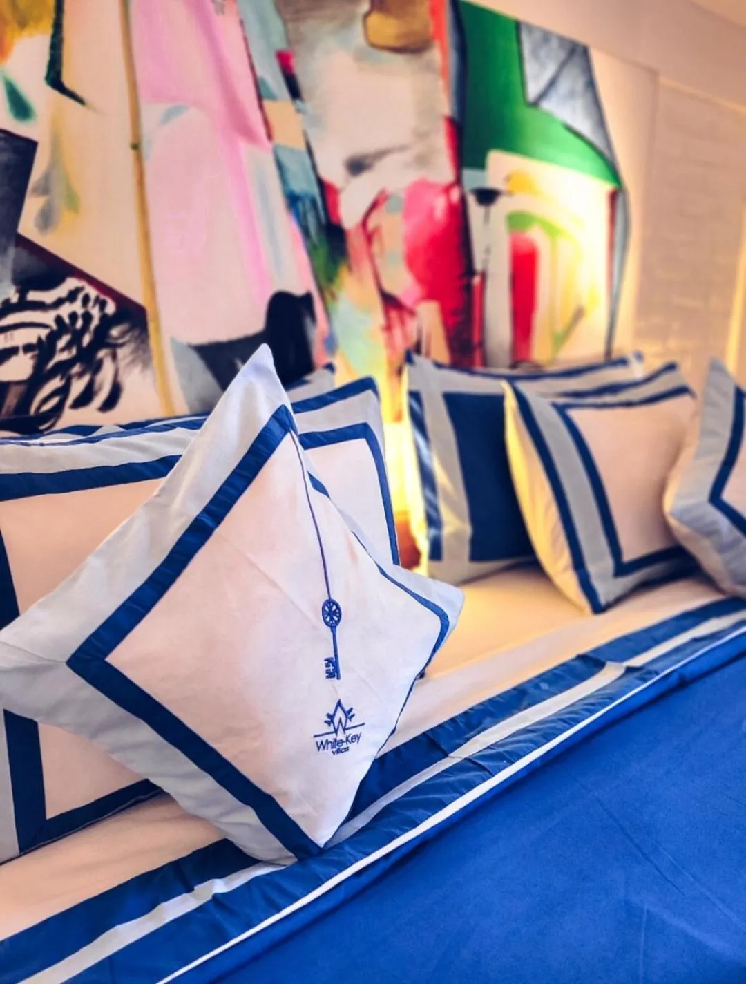 Bed in The White Key Luxury Villas