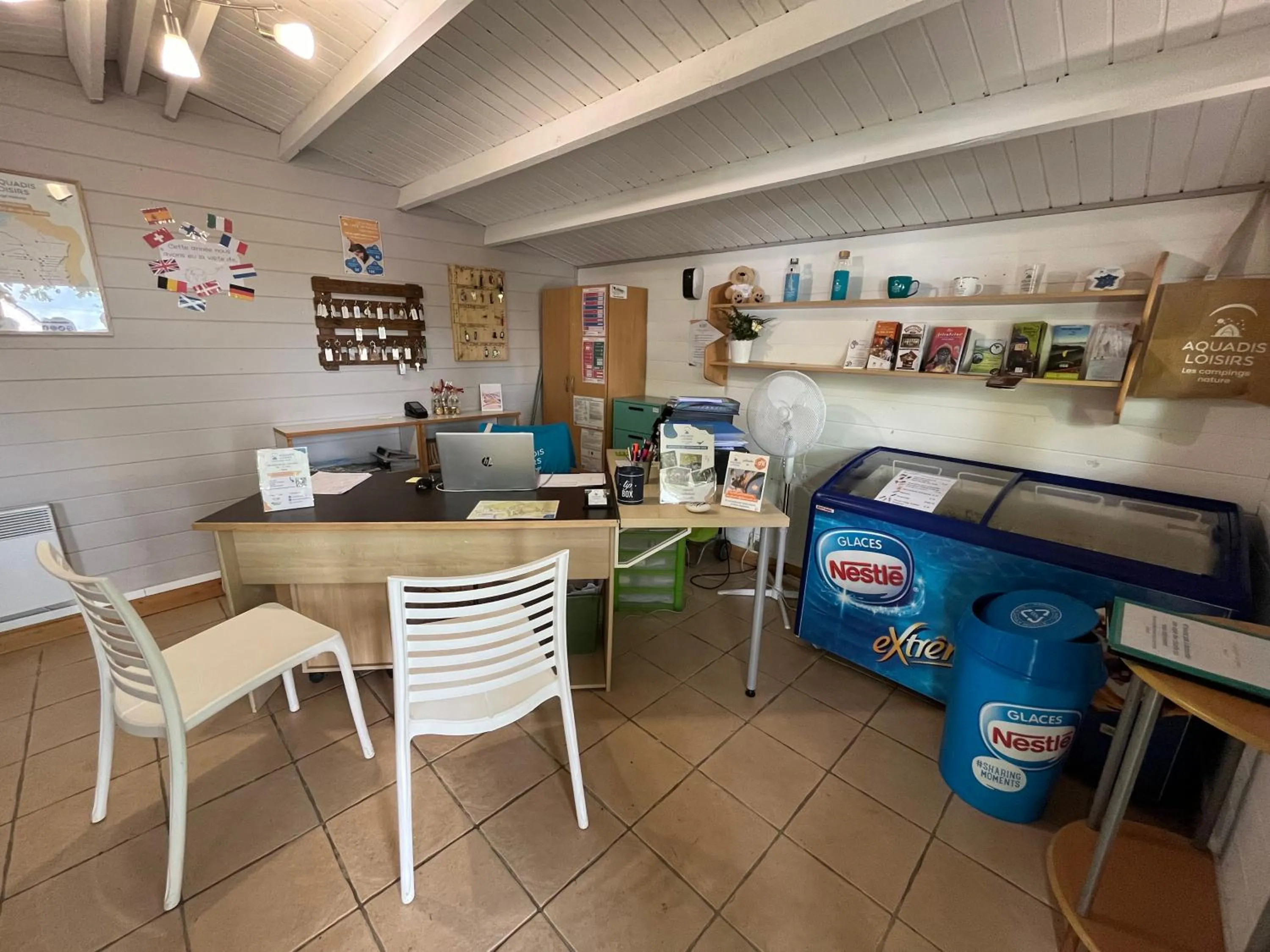 Lobby or reception in Camping de Tauves