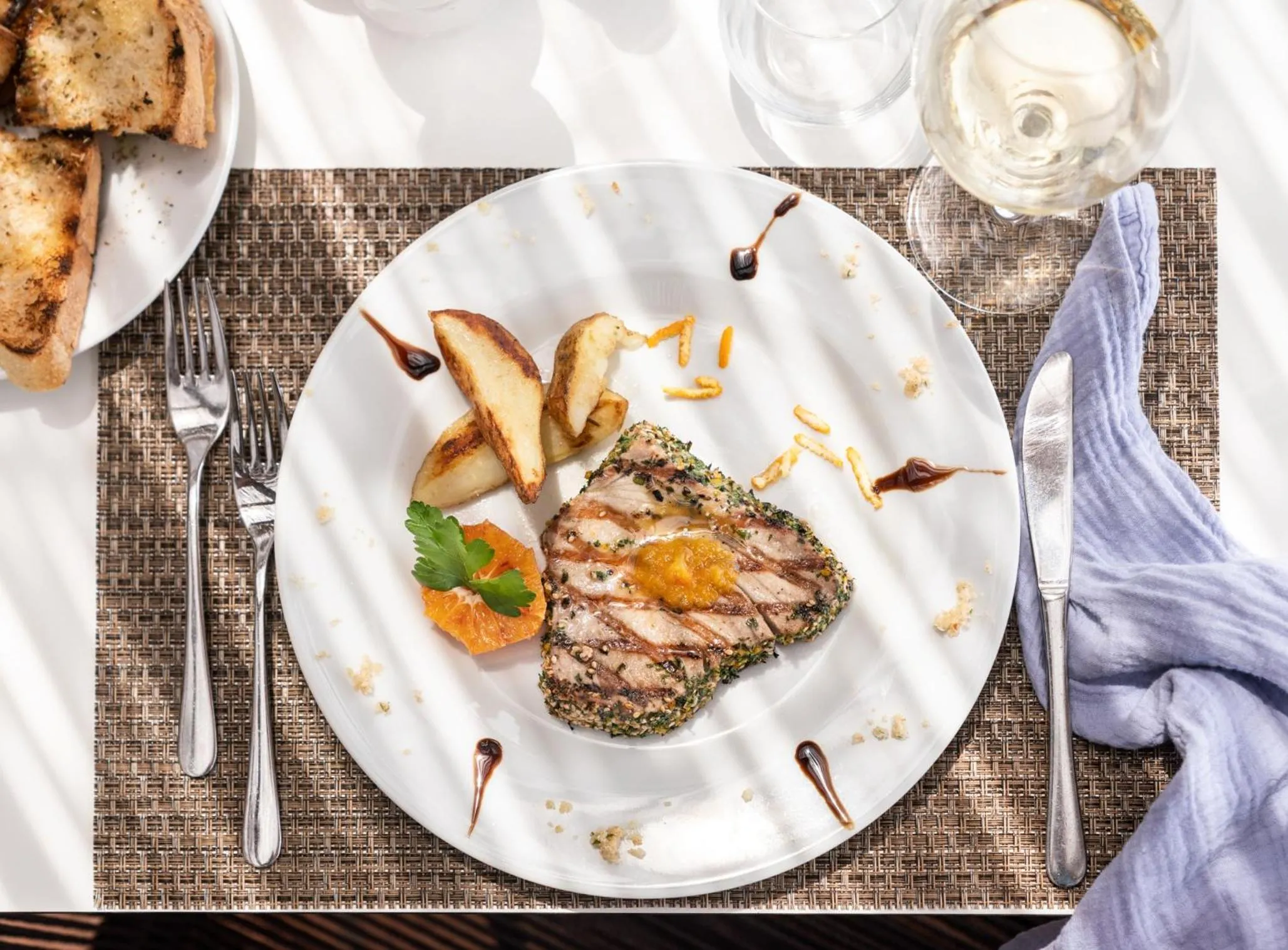 Food close-up in Baia Del Sole Resort