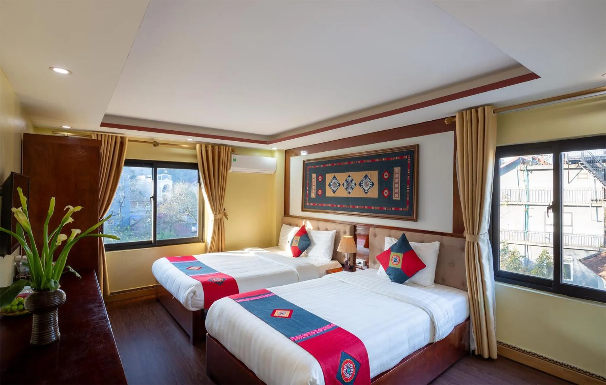 Garden view, Bed in Sapa Hidden Gem Hotel & Spa