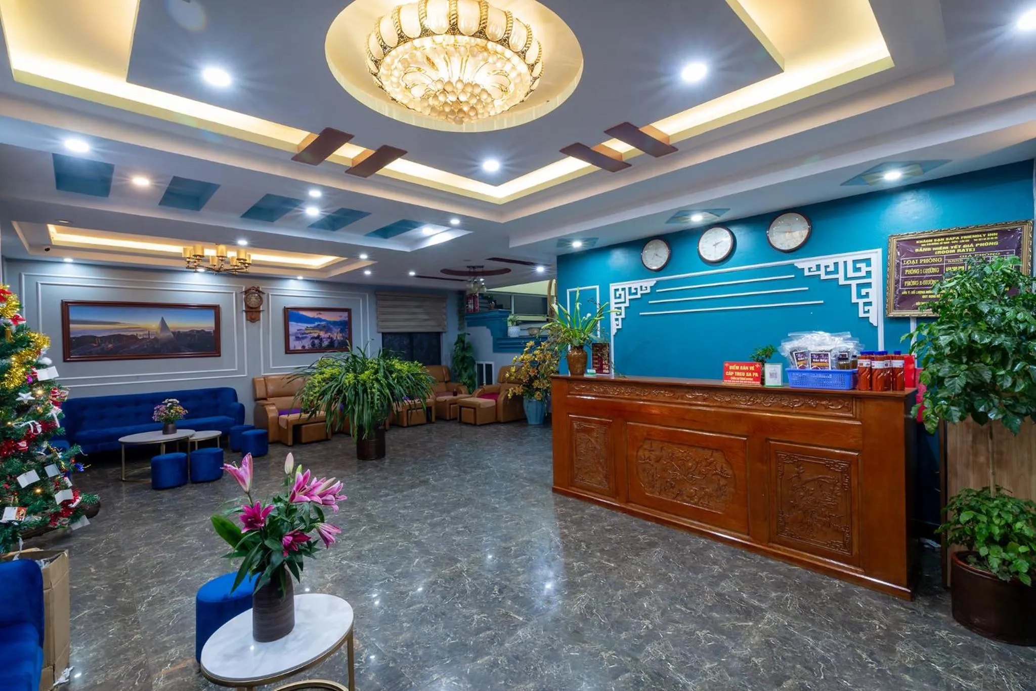 Lobby or reception in Sapa Hidden Gem Hotel & Spa