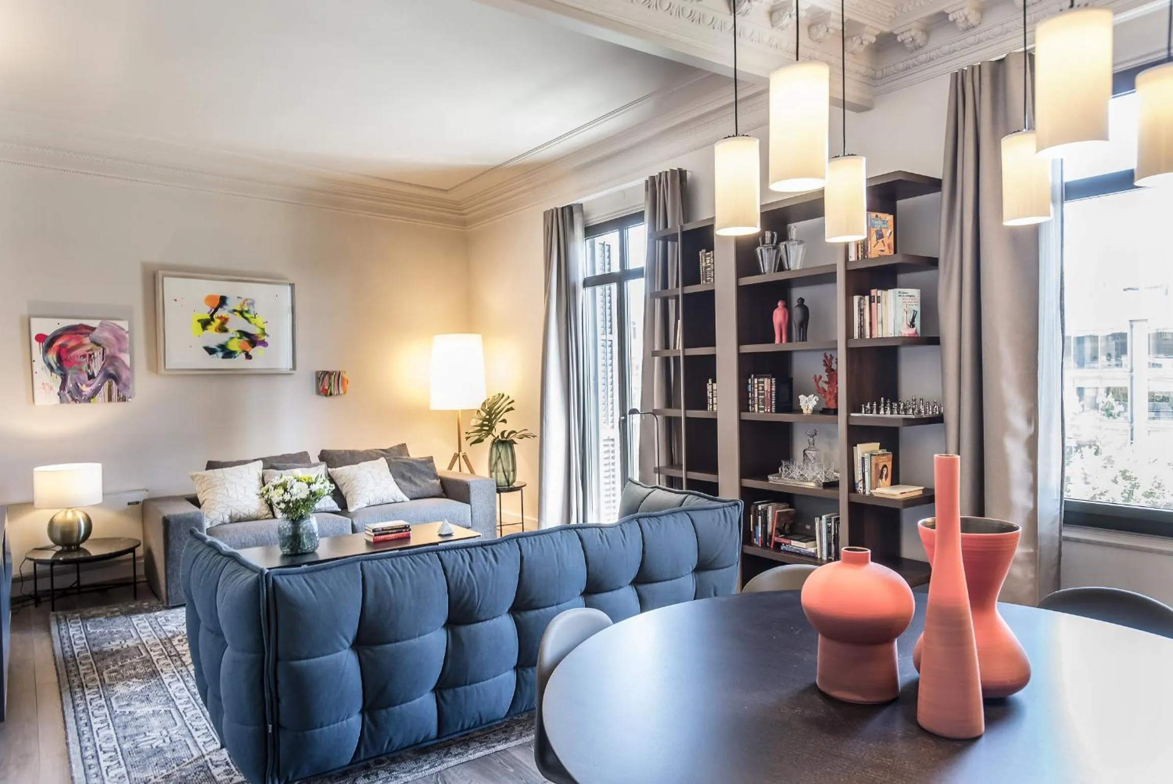 Library in Casagrand Luxury Apartments Barcelona