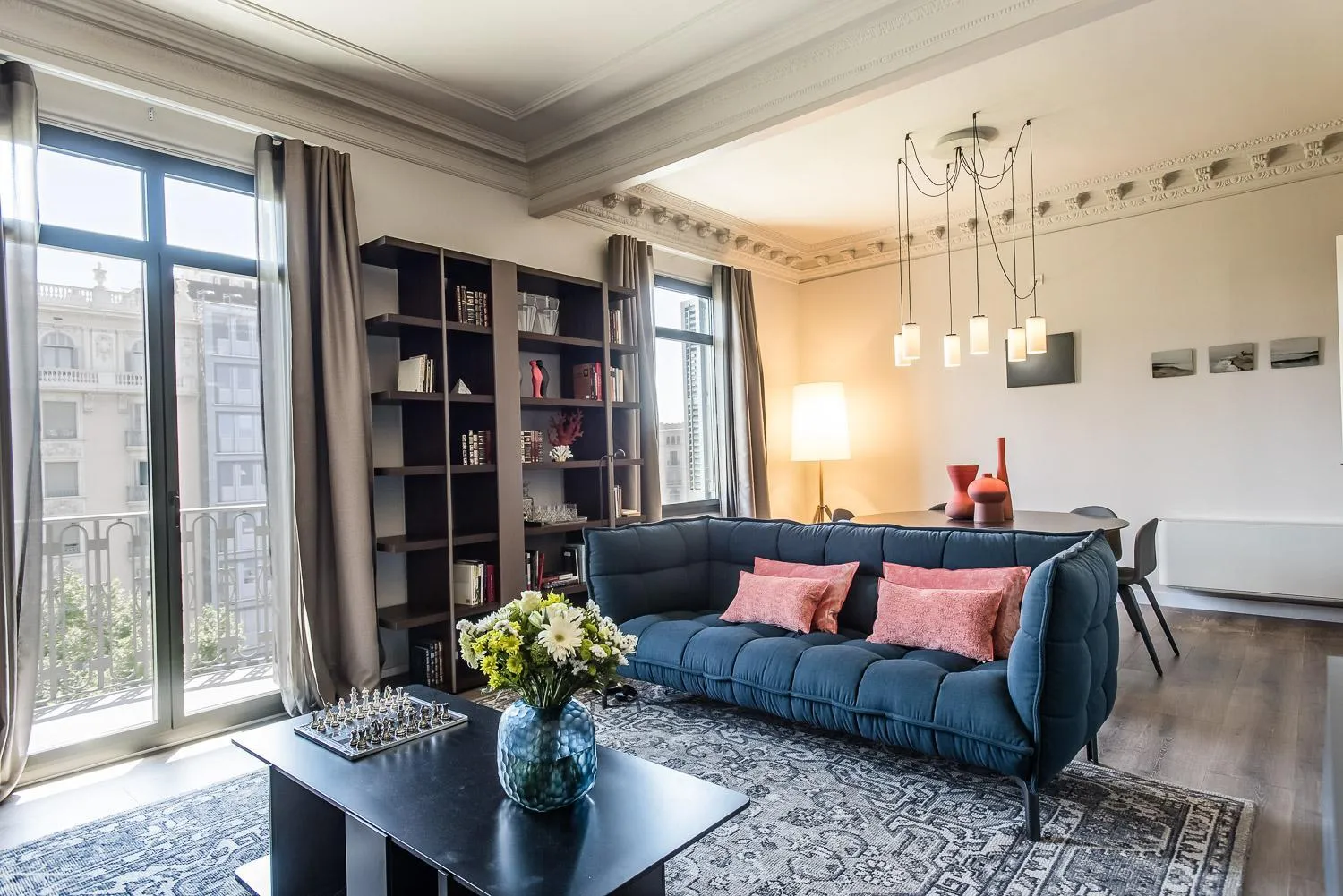 Library in Casagrand Luxury Apartments Barcelona