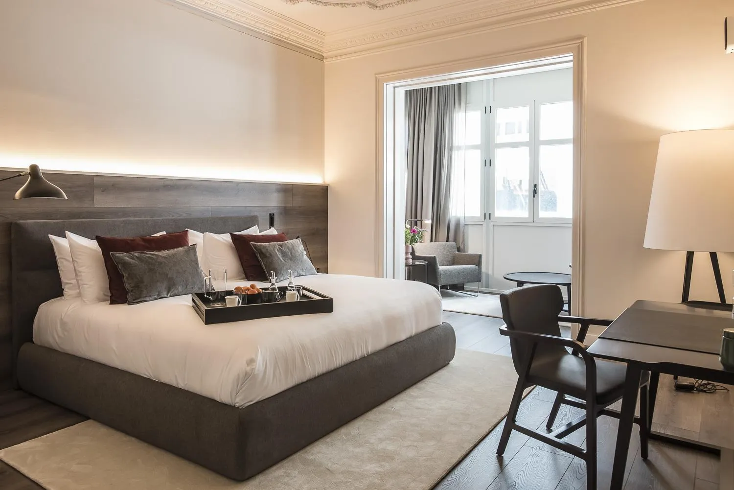 Bed in Casagrand Luxury Apartments Barcelona