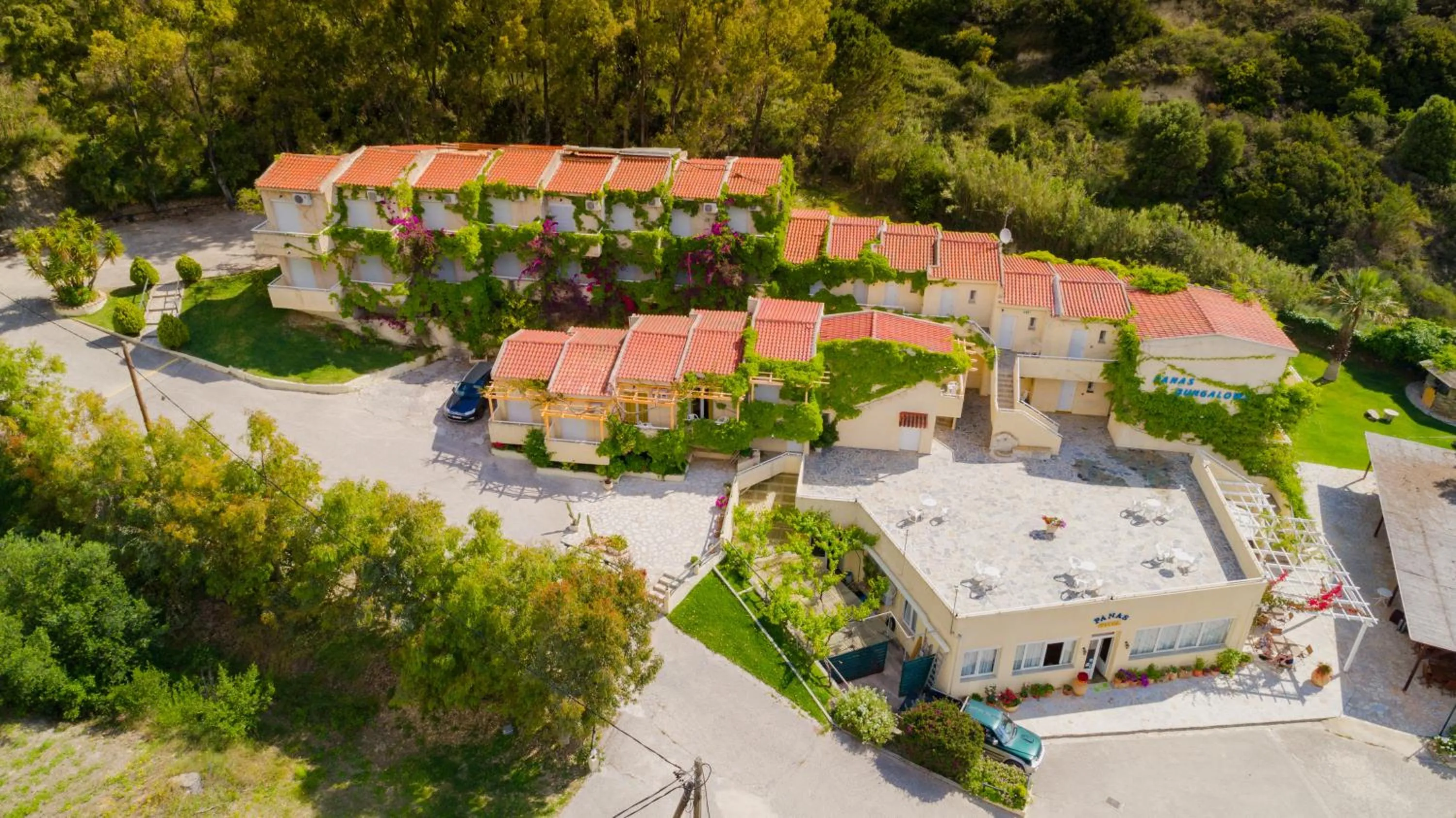 Bird's eye view in Panas Hotel