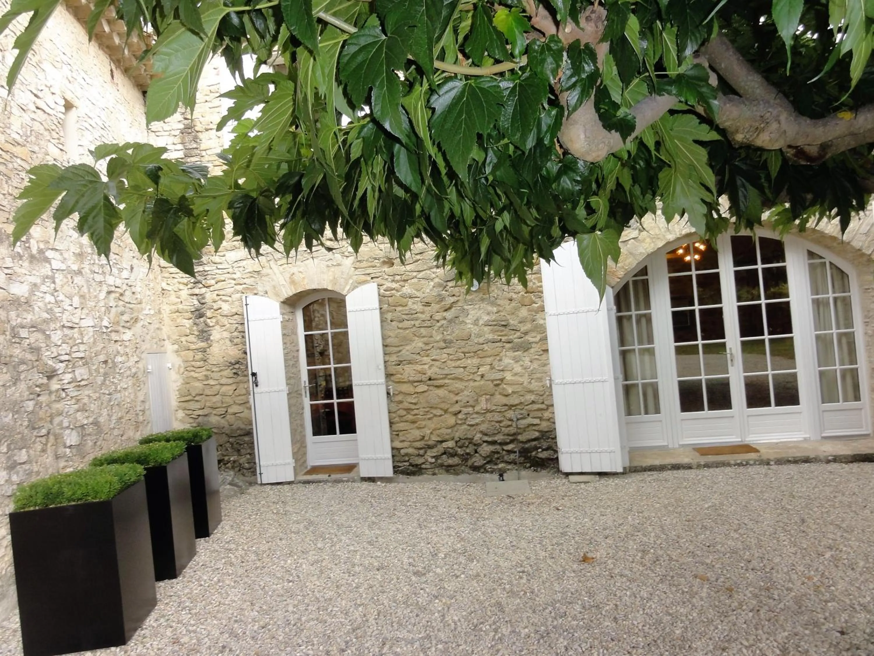 Garden in le mas de colongene