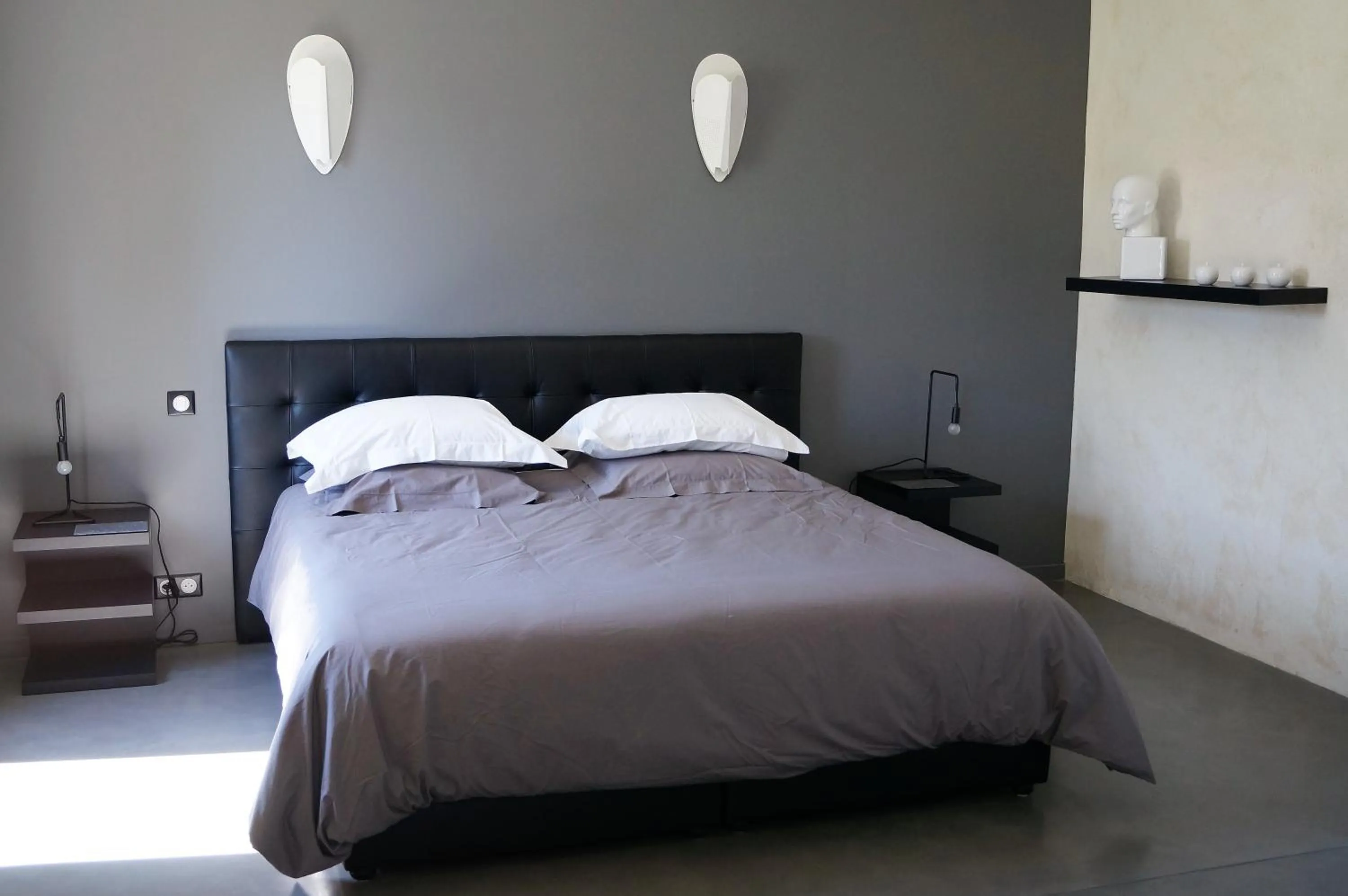 Bedroom, Bed in le mas de colongene