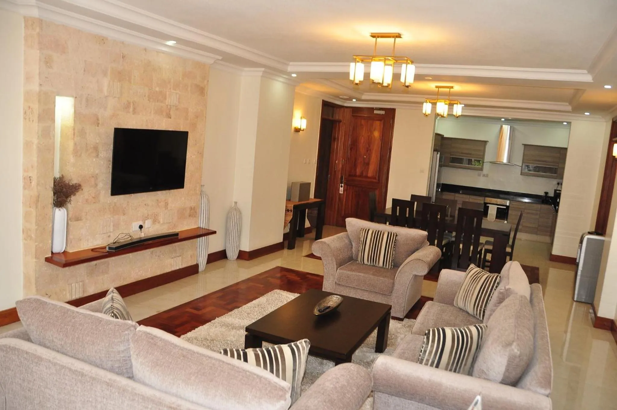 Kitchen or kitchenette in GemSuites Riverside Serviced Apartments and Hotel, Nairobi