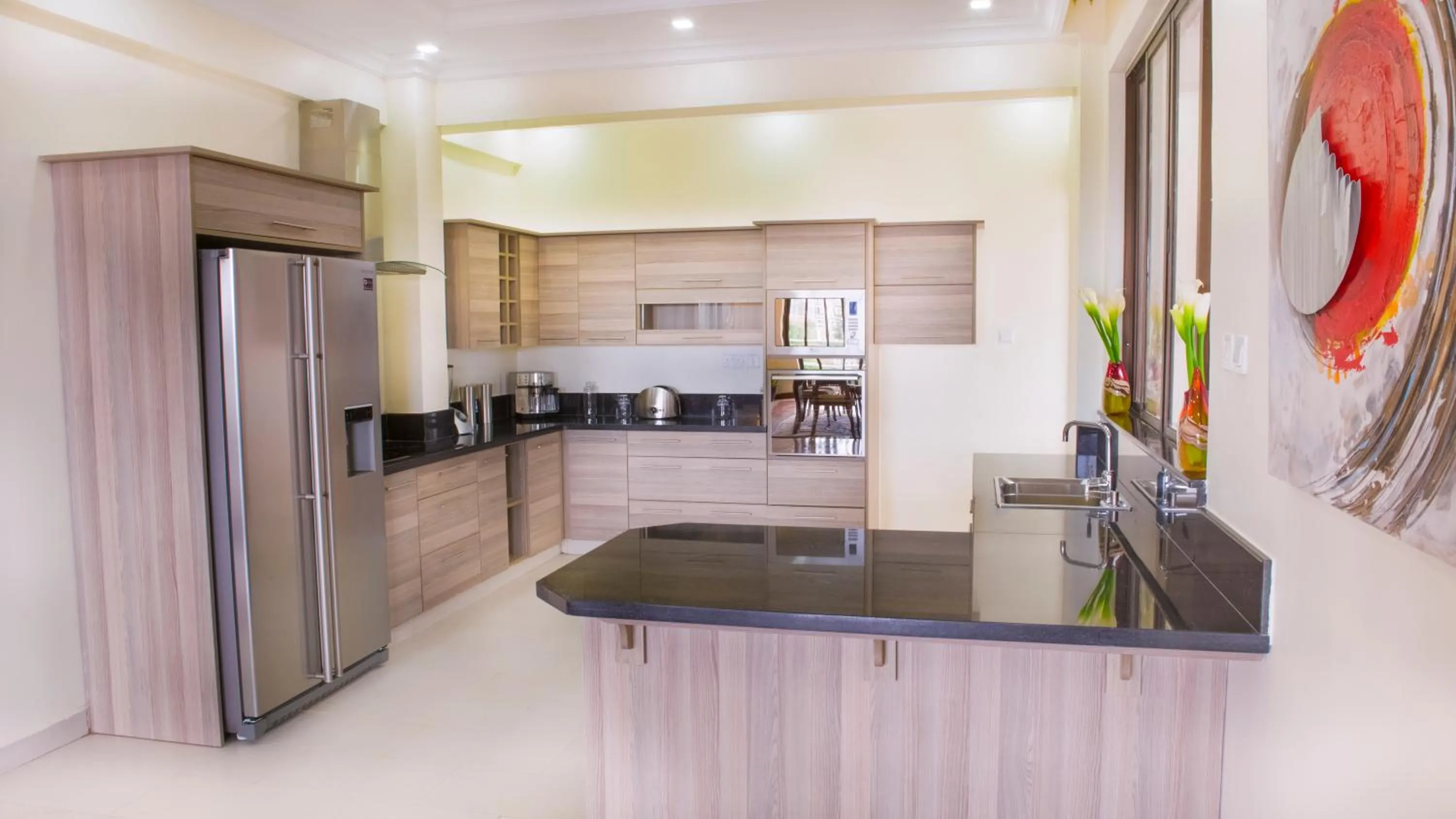 Kitchen or kitchenette in GemSuites Riverside Serviced Apartments and Hotel, Nairobi
