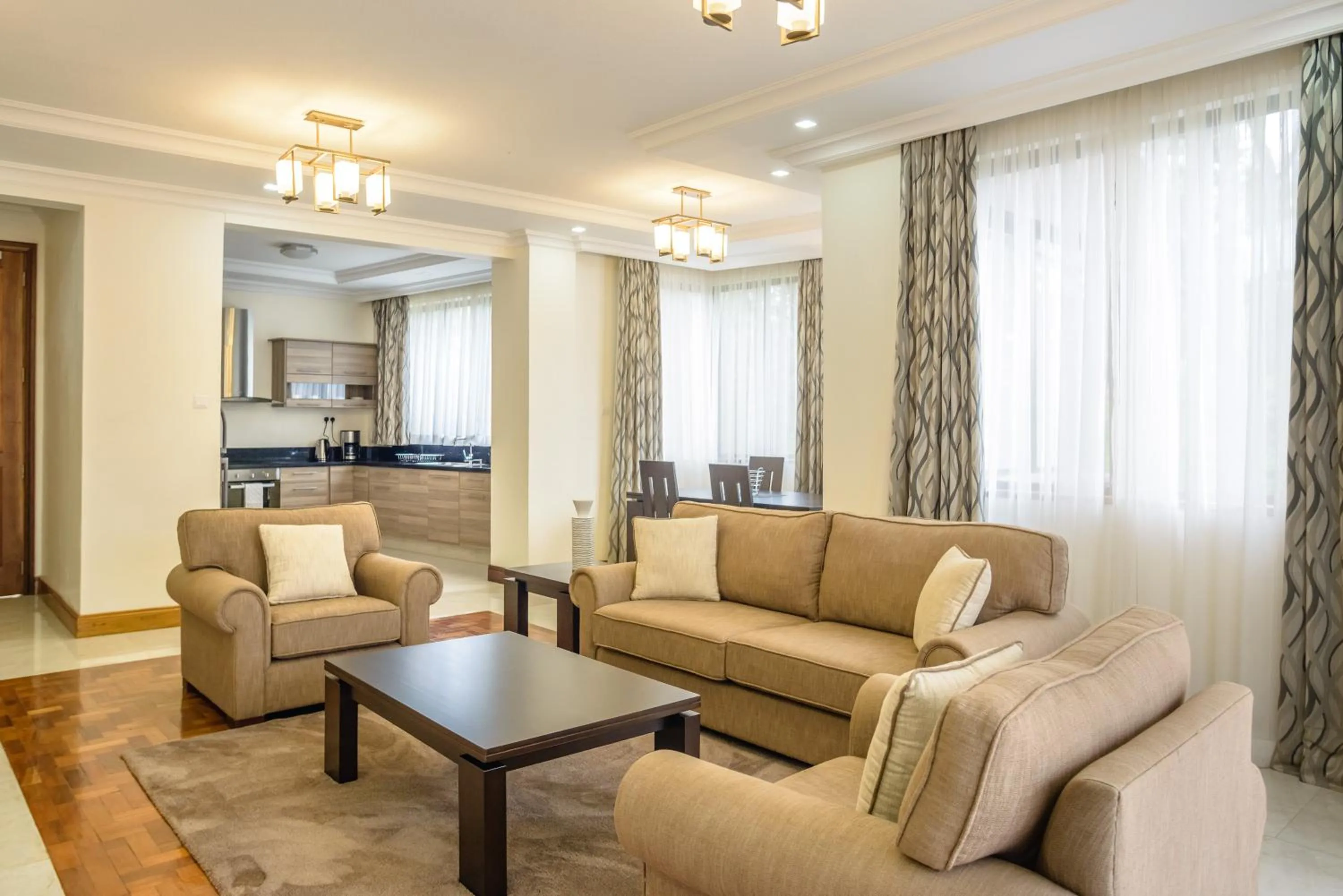 Kitchen or kitchenette in GemSuites Riverside Serviced Apartments and Hotel, Nairobi