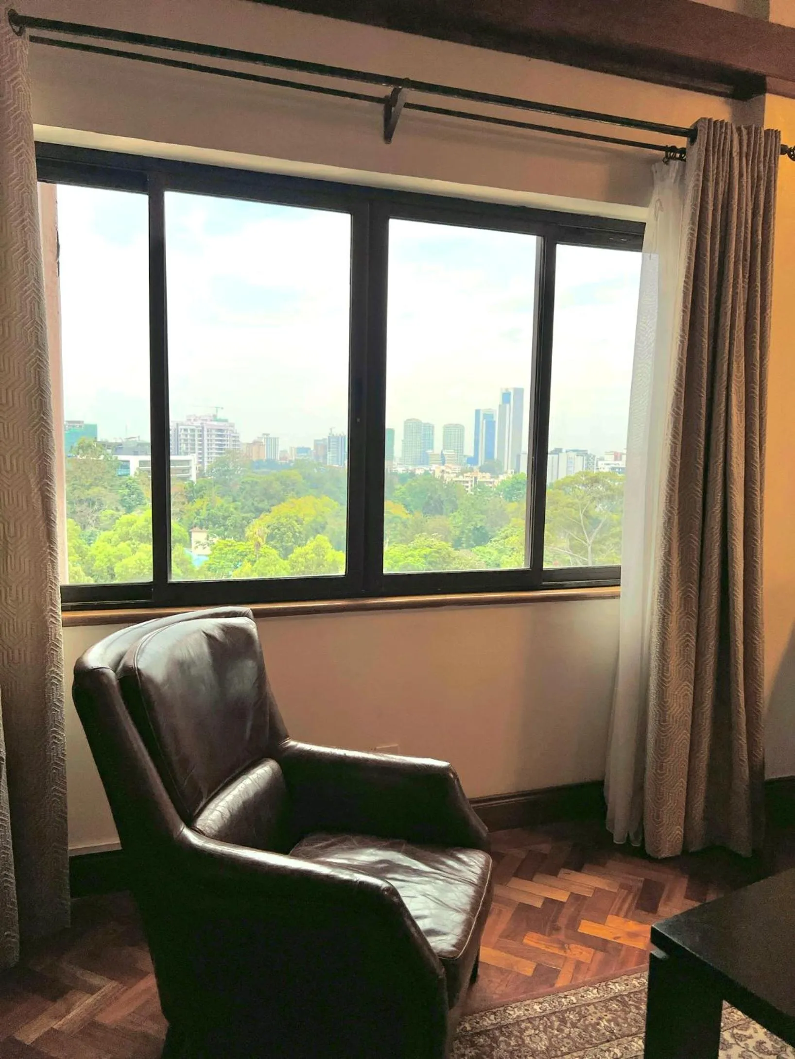 City view in GemSuites Riverside Serviced Apartments and Hotel, Nairobi
