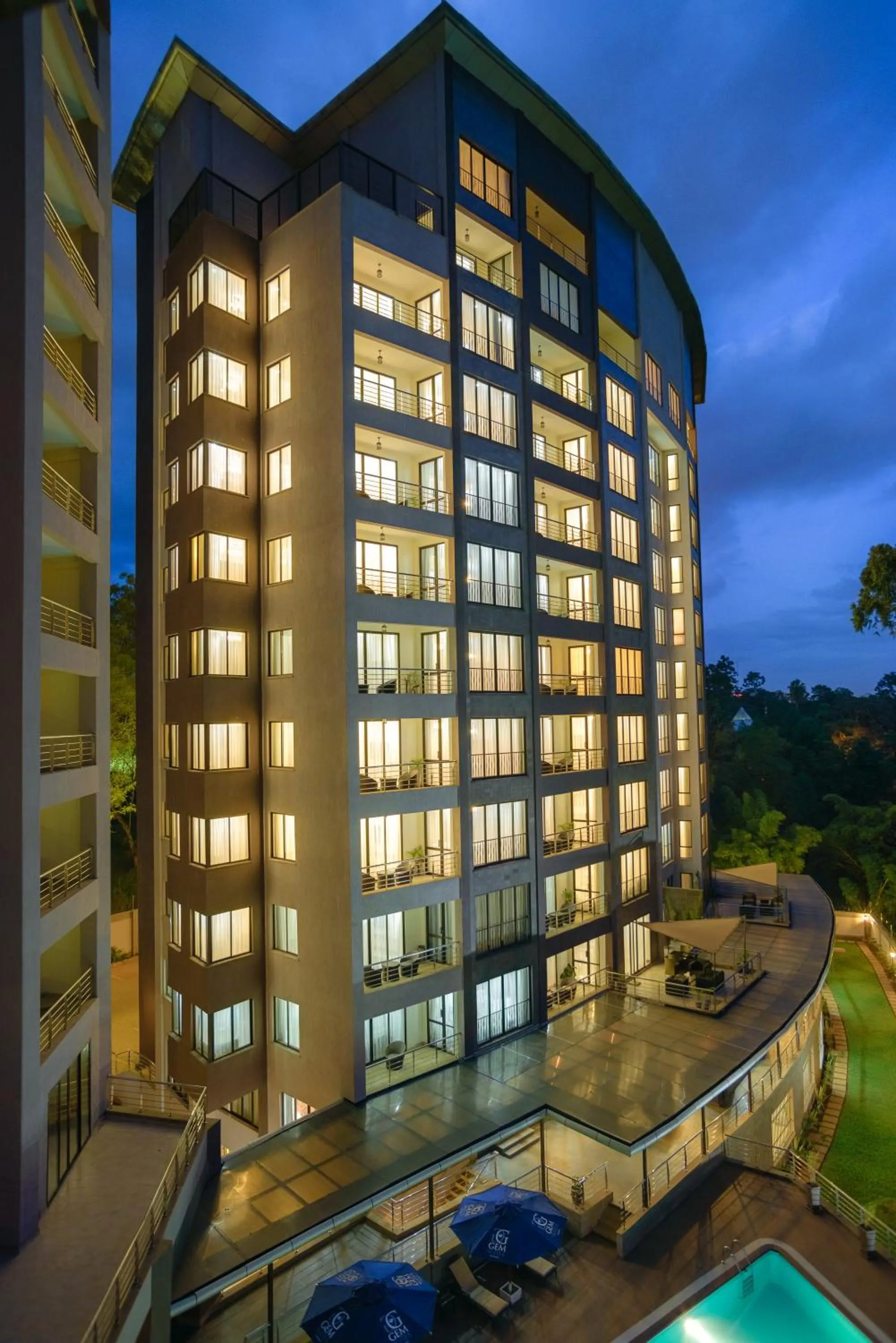 Facade/entrance in GemSuites Riverside Serviced Apartments and Hotel, Nairobi