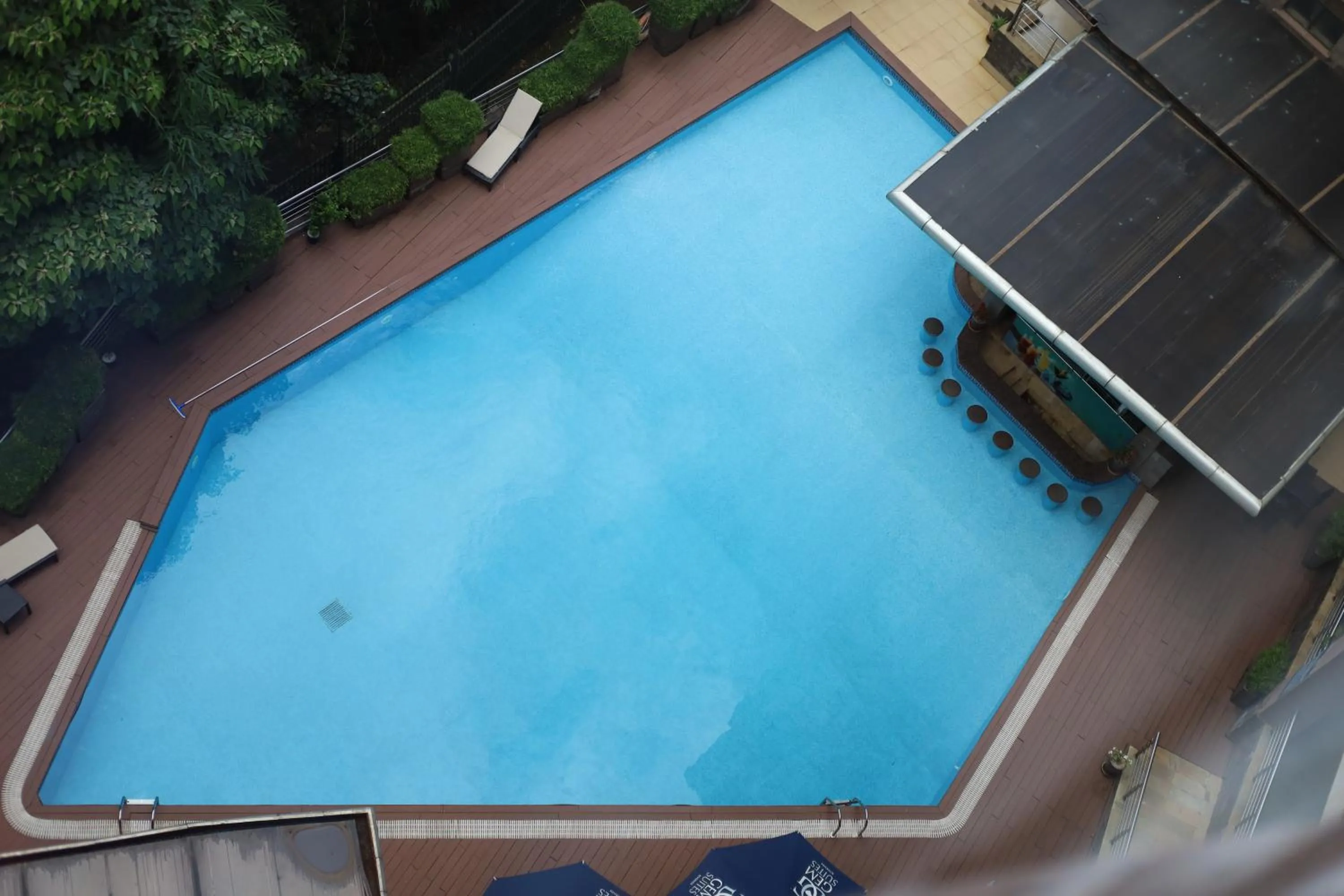 Pool view in GemSuites Riverside Serviced Apartments and Hotel, Nairobi