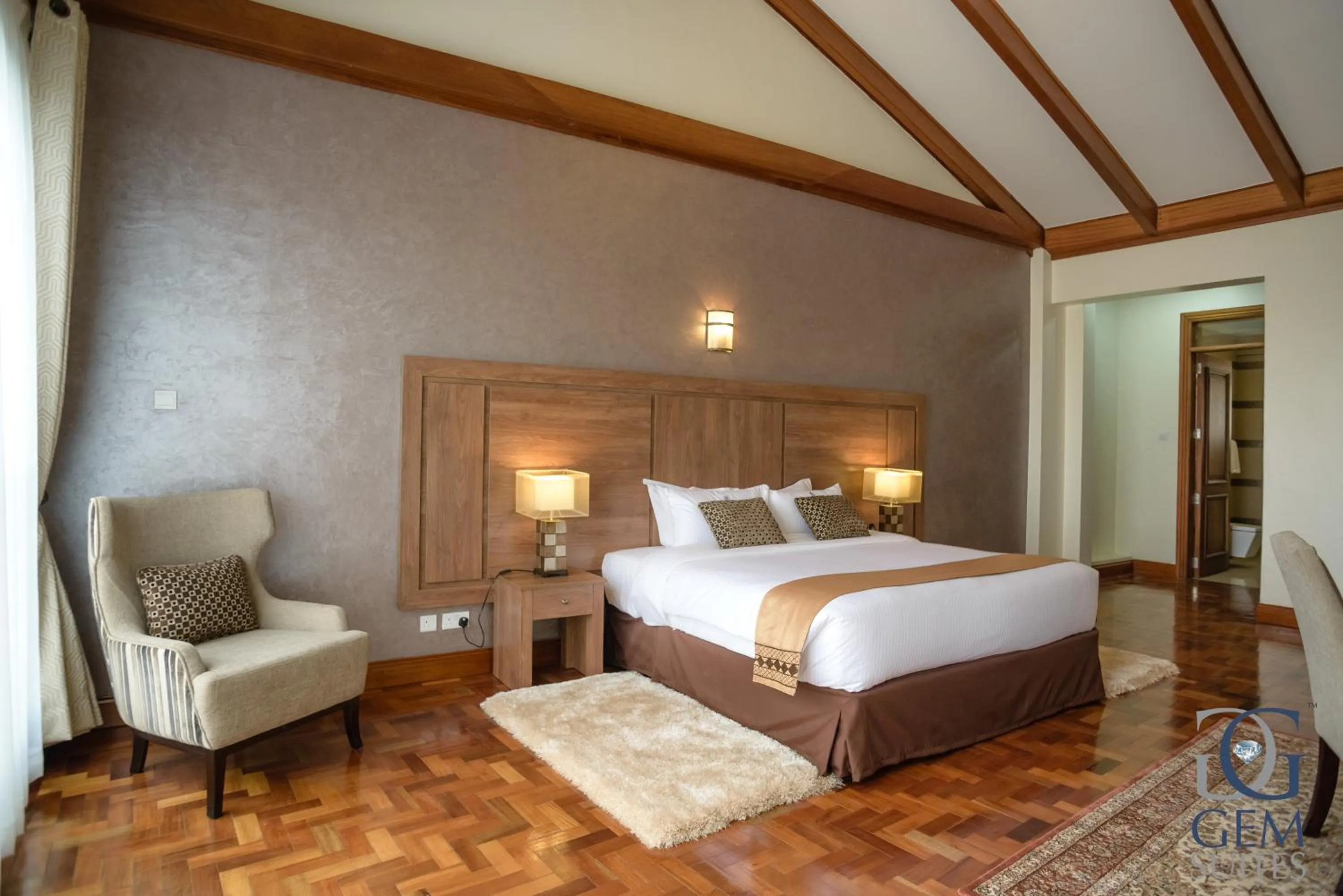 Bed in GemSuites Riverside Serviced Apartments and Hotel, Nairobi