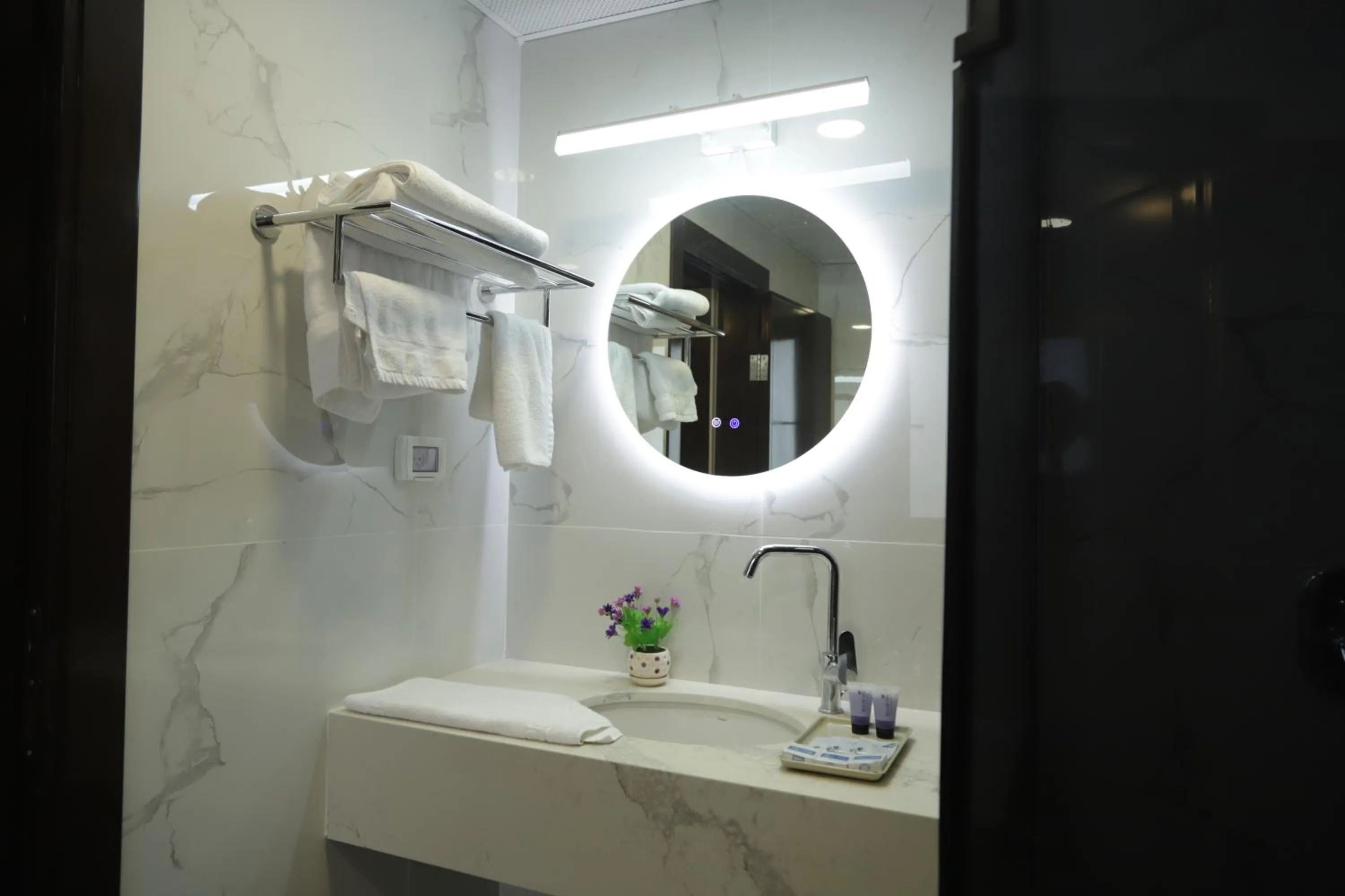 Shower in Mount of Olives Hotel