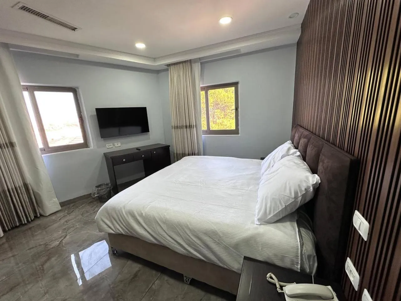 Bed in Mount of Olives Hotel