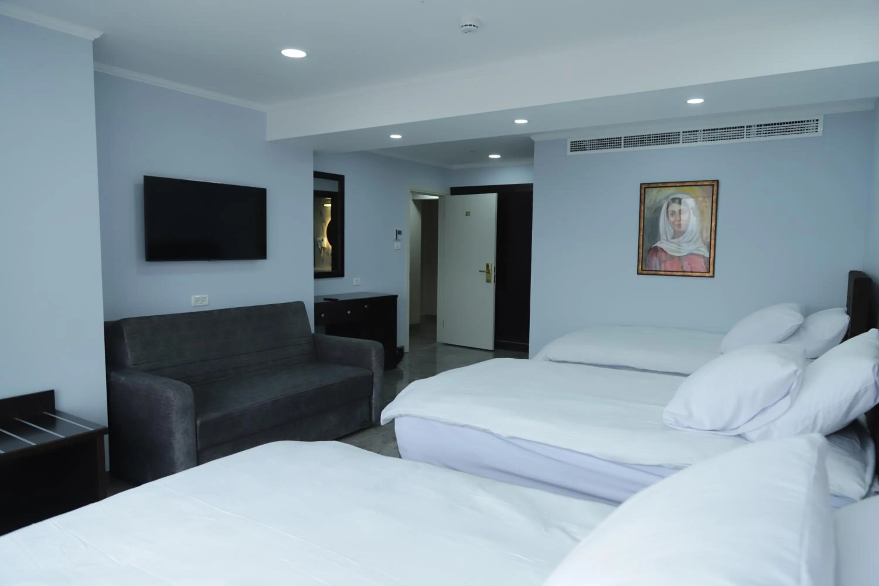 Bed in Mount of Olives Hotel