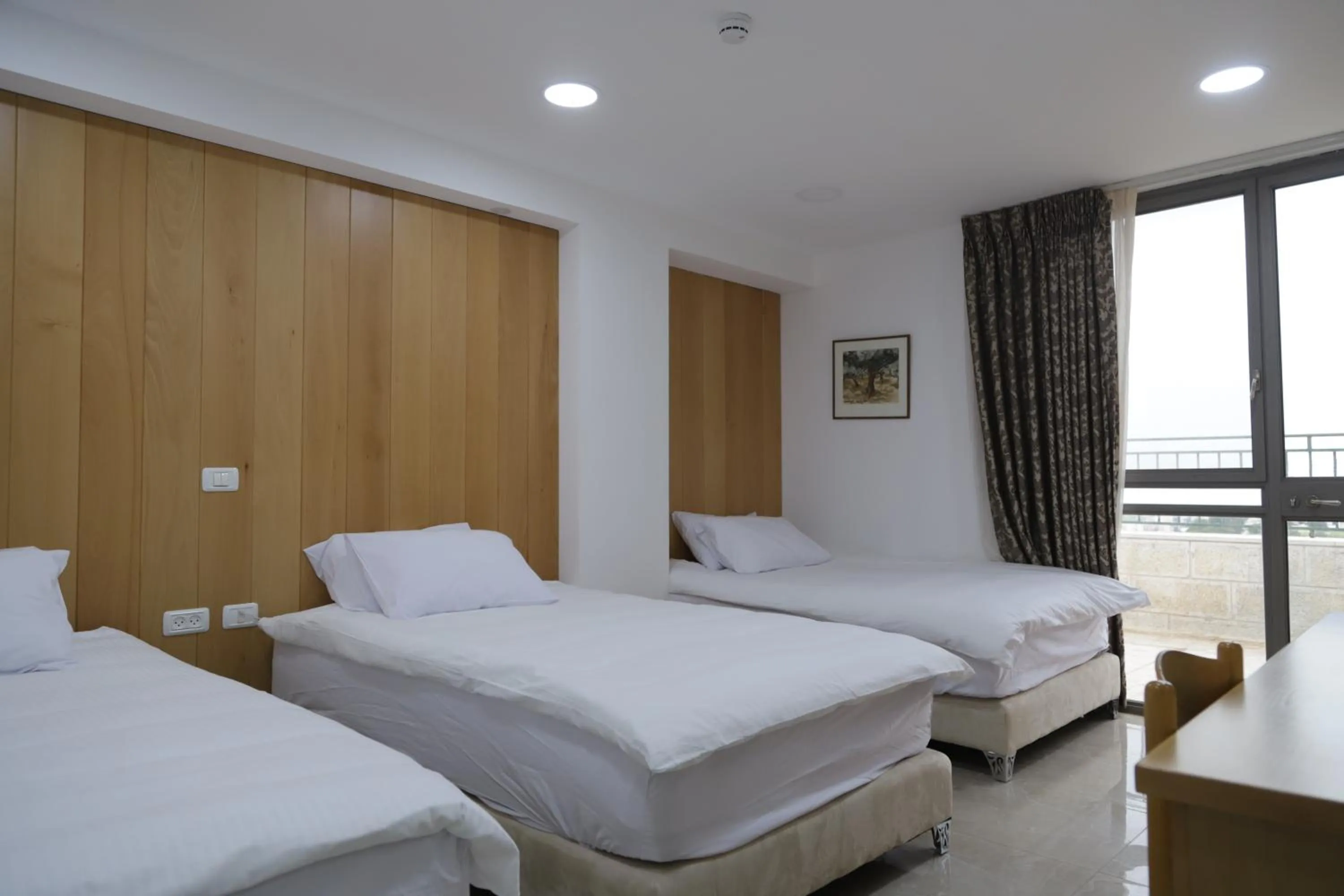 Bed in Mount of Olives Hotel