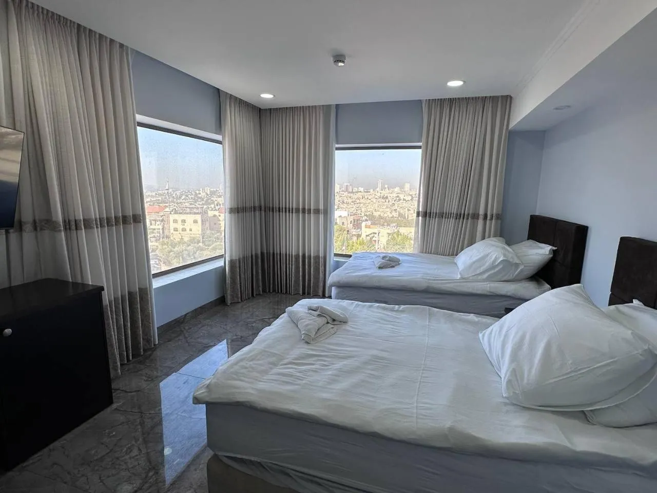 Bed in Mount of Olives Hotel