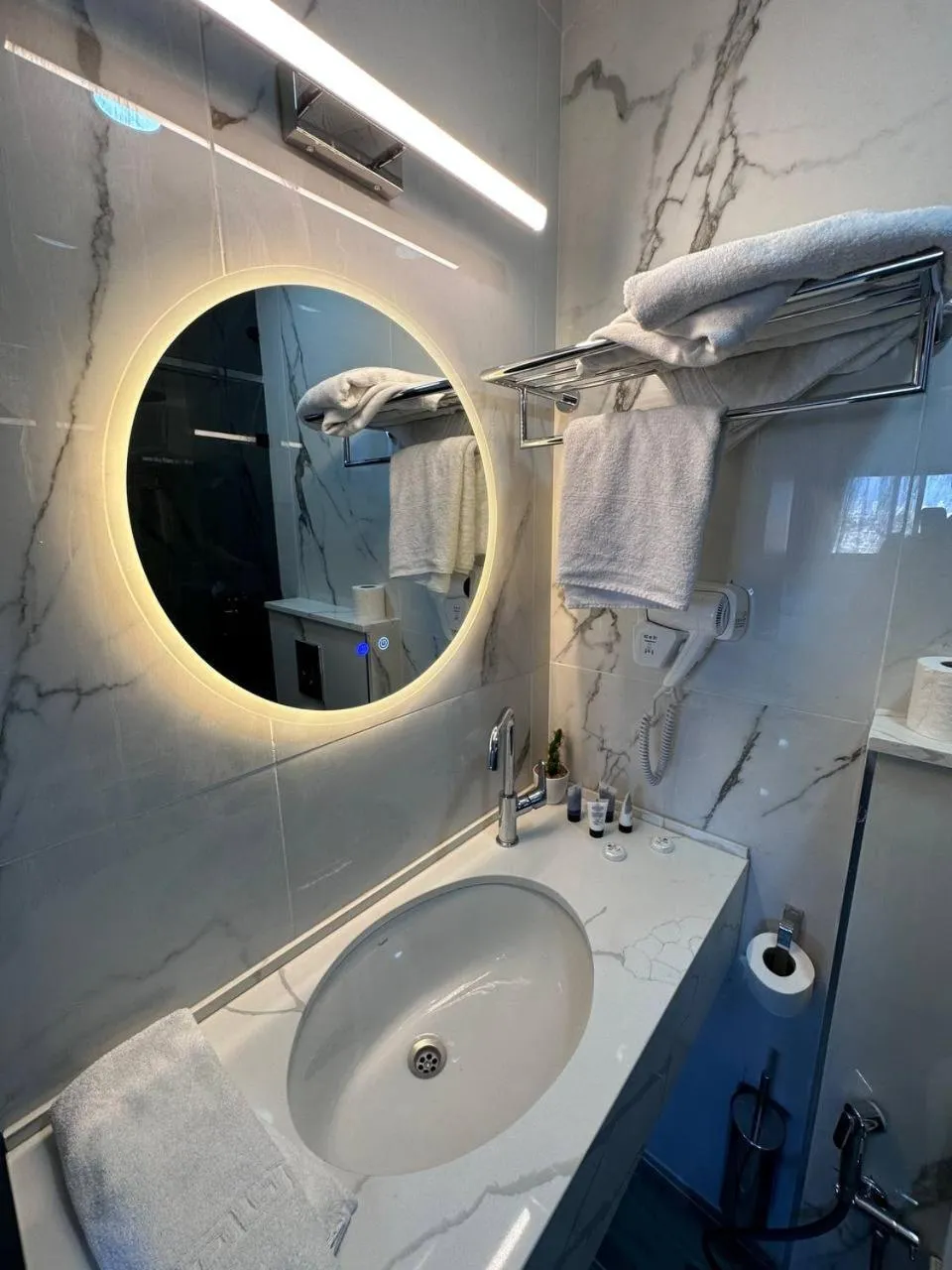 Shower in Mount of Olives Hotel