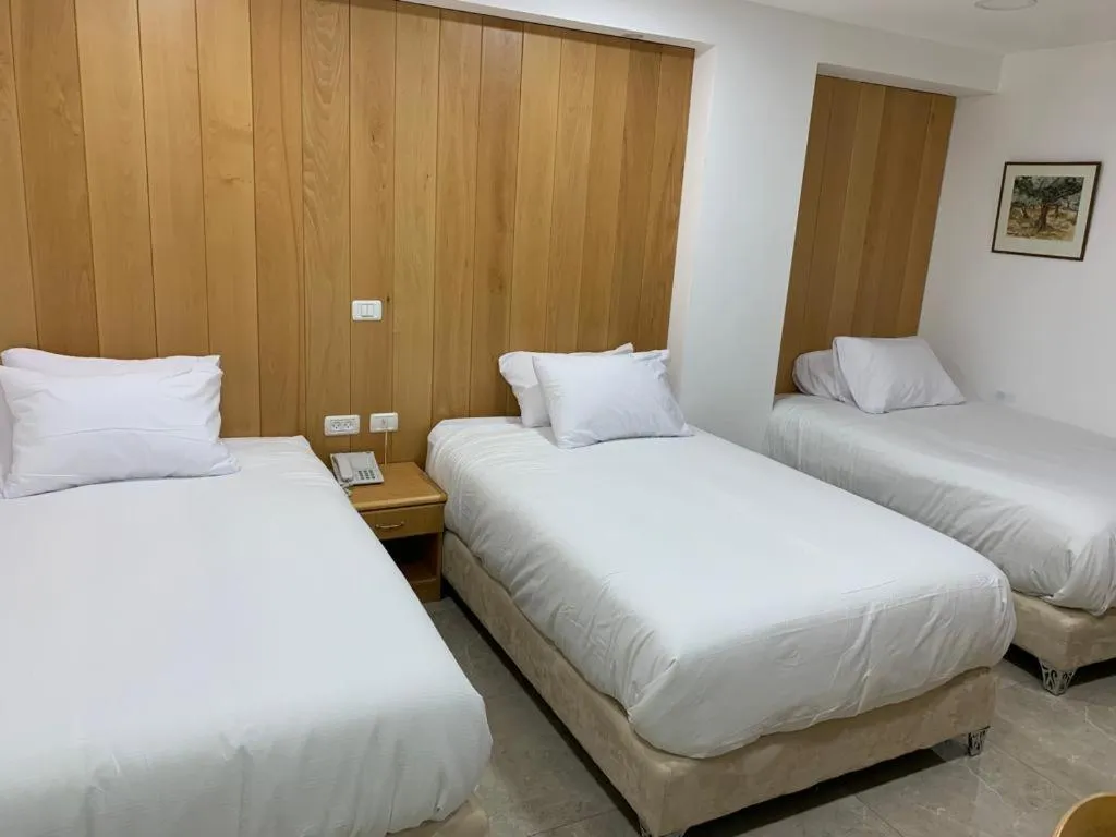 Bed in Mount of Olives Hotel