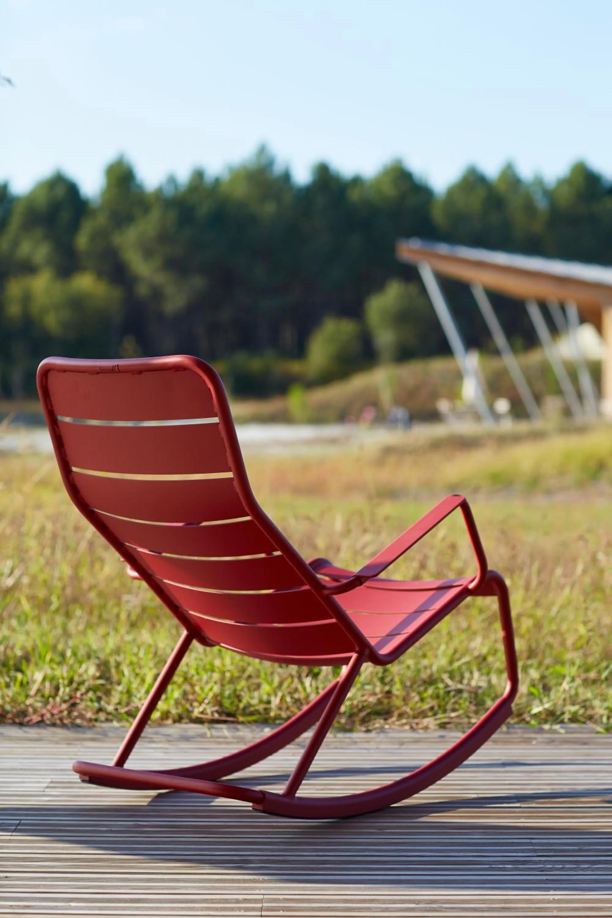 Balcony/Terrace in Les Échasses Golf & Surf Eco Lodge