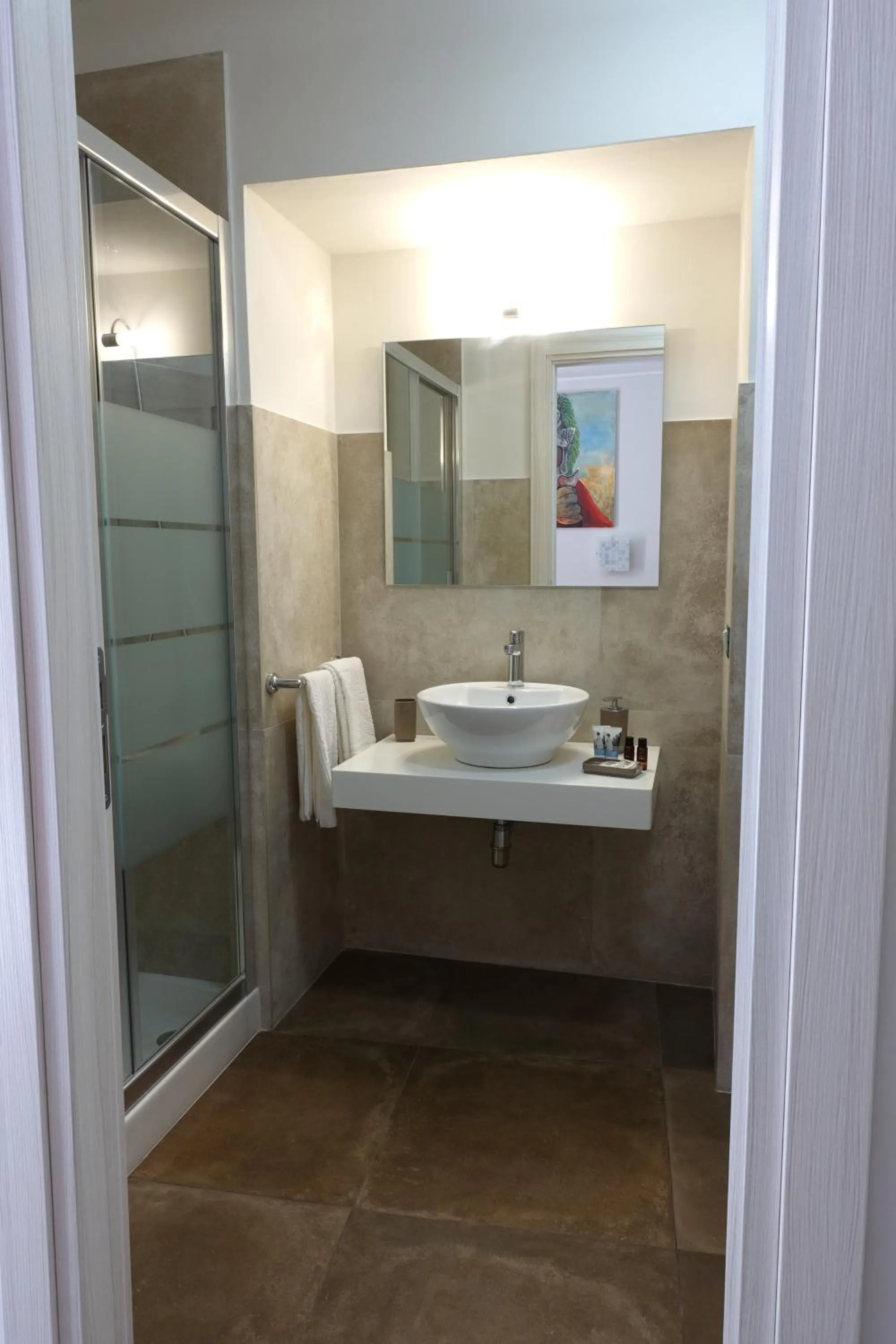 Bathroom in BB Opera Dei Pupi