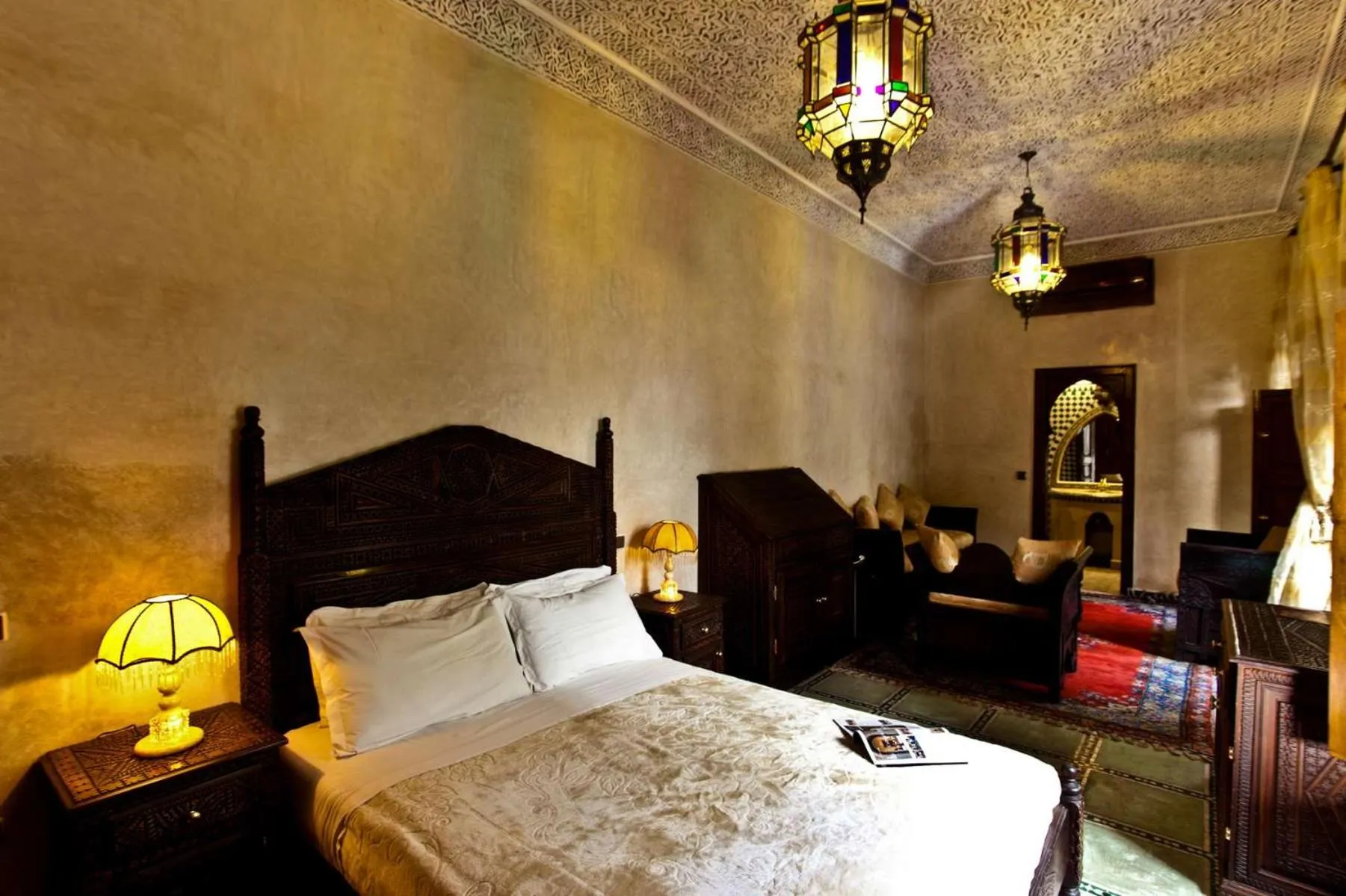 Bed in Riad Tidar by Phoenix