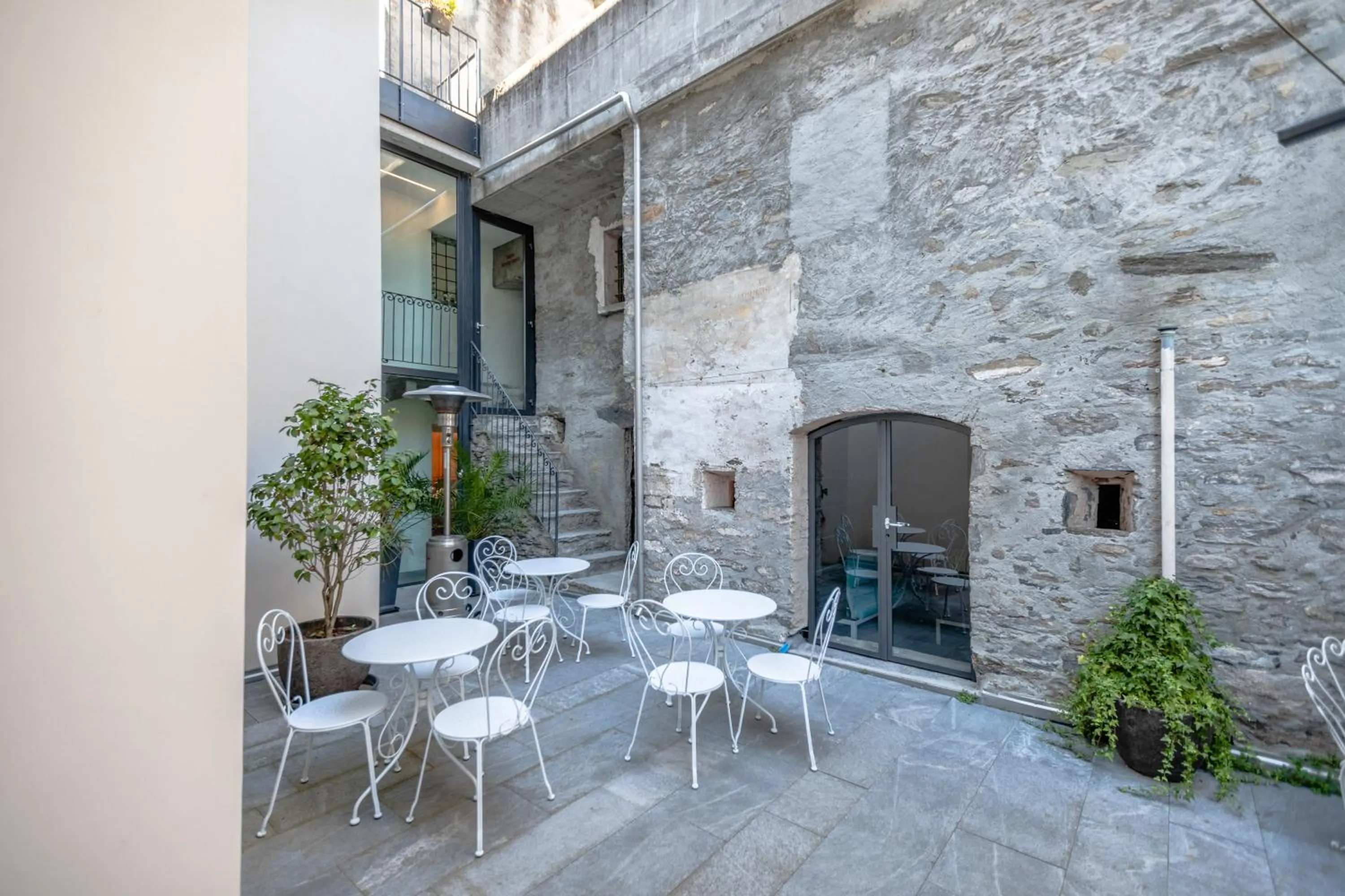 Balcony/Terrace in Albergo Porta Verzasca
