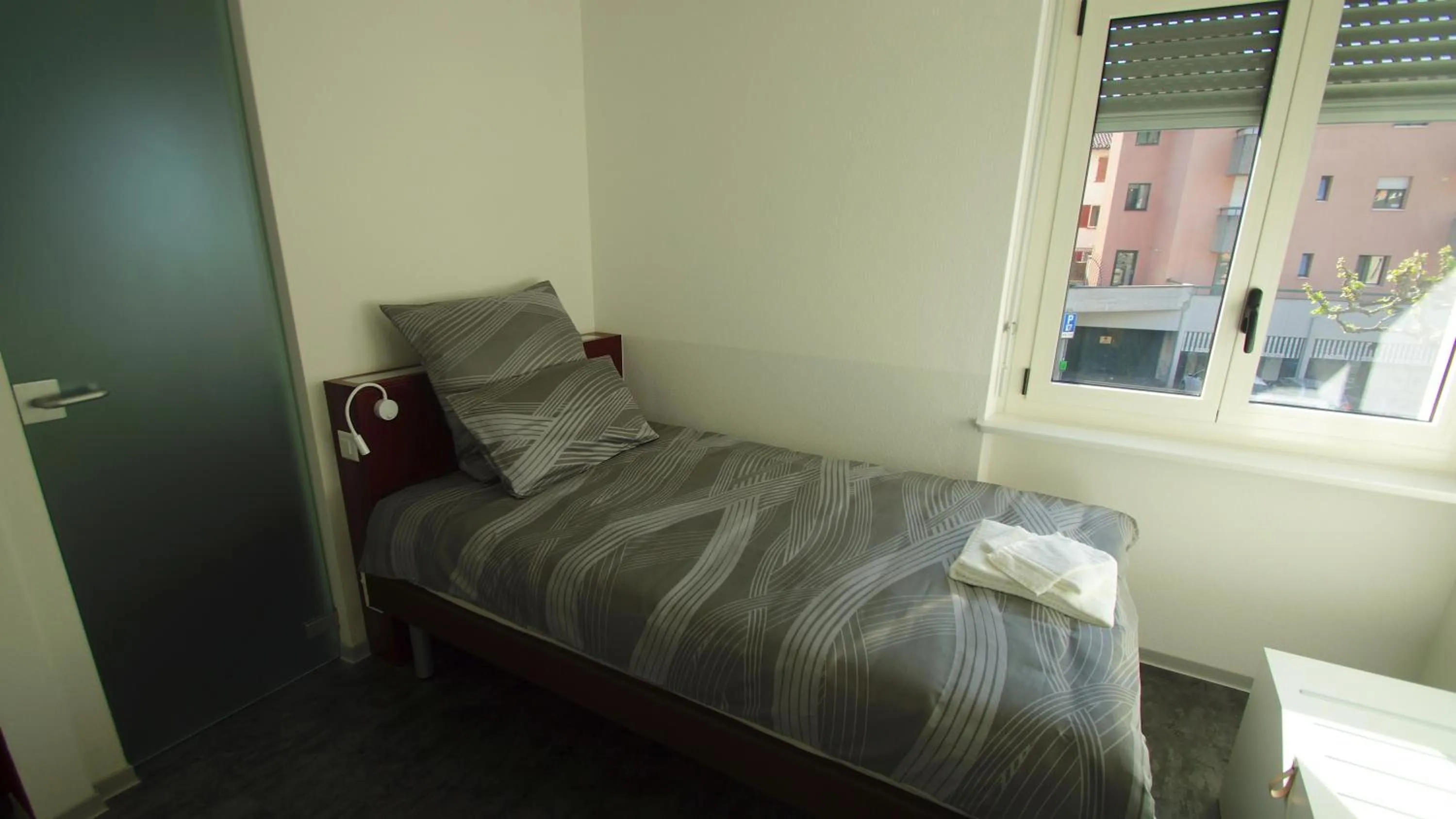 Bed in Albergo Porta Verzasca