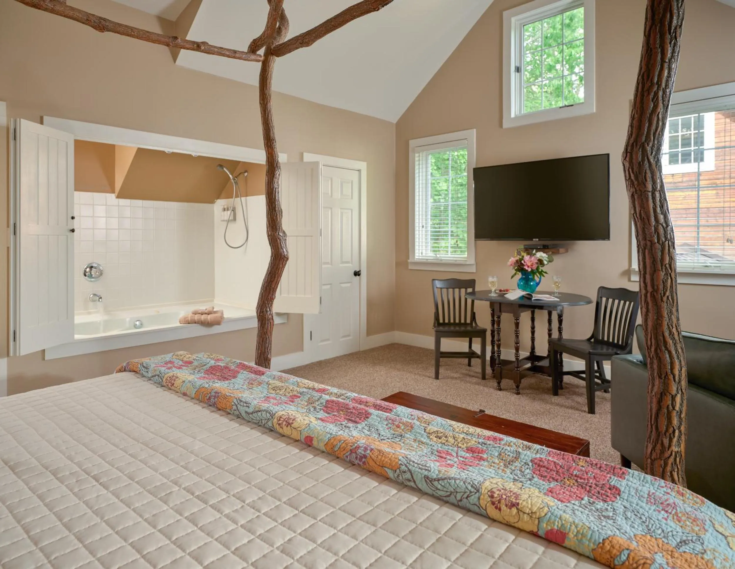 Bed in Goldberry Woods- A Modern Farm Resort
