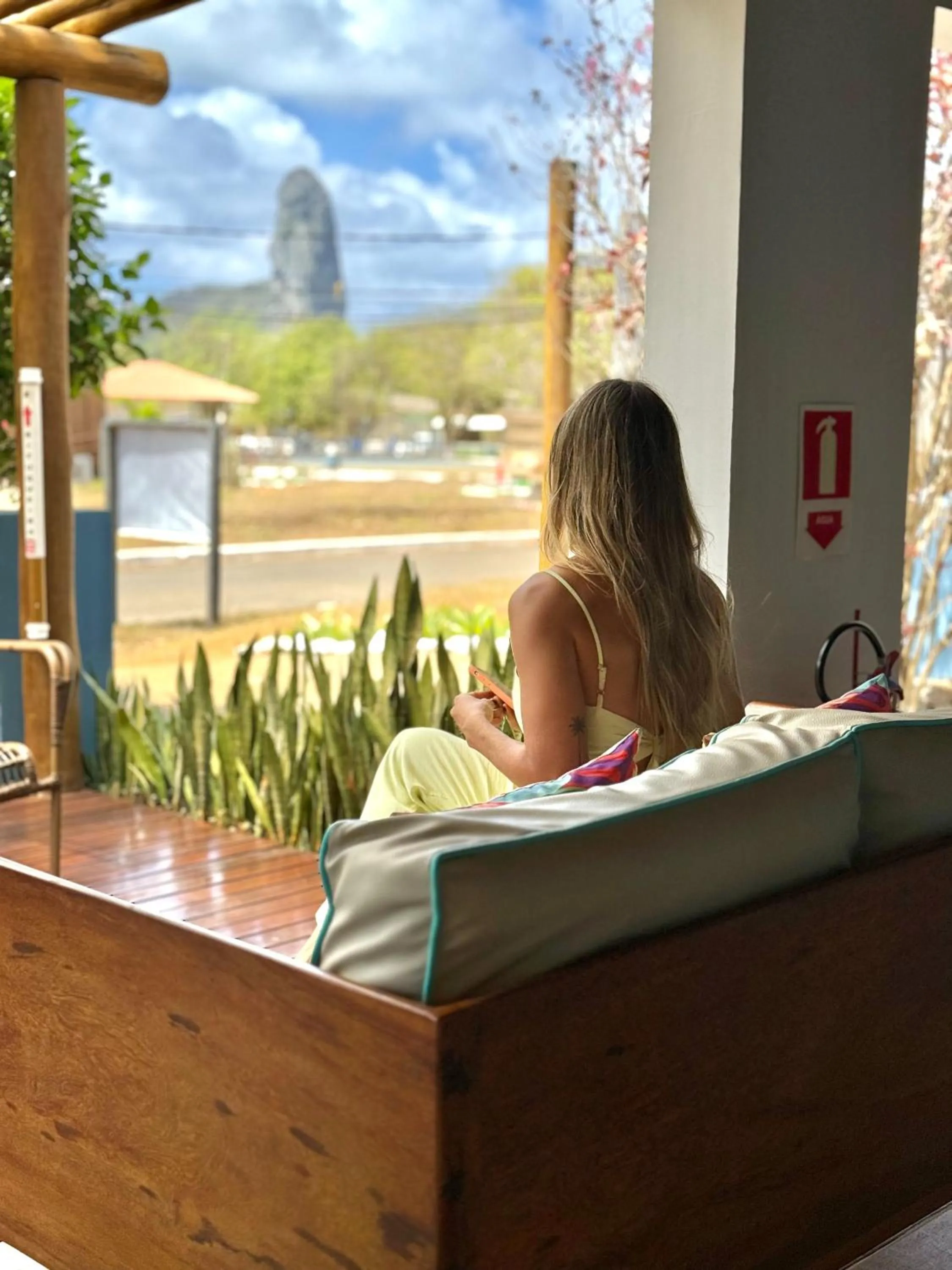 Facade/entrance in Pousada Alto da Vila Noronha by Alto da Ilha