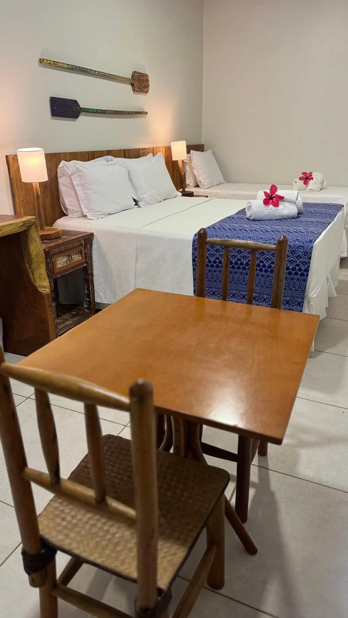 Decorative detail, Bed in Pousada Alto da Vila Noronha by Alto da Ilha