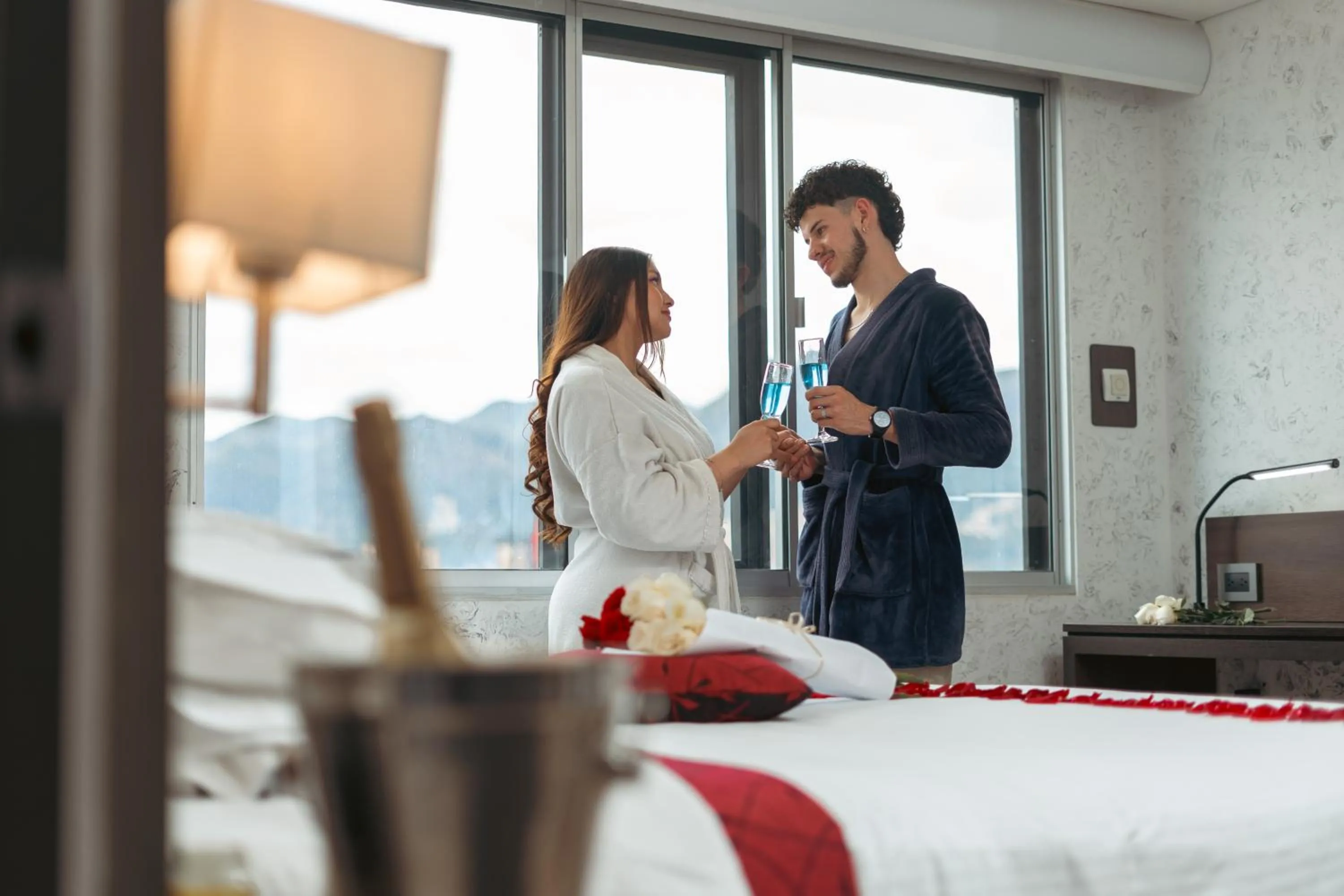 Bed in SM Grand Hotel