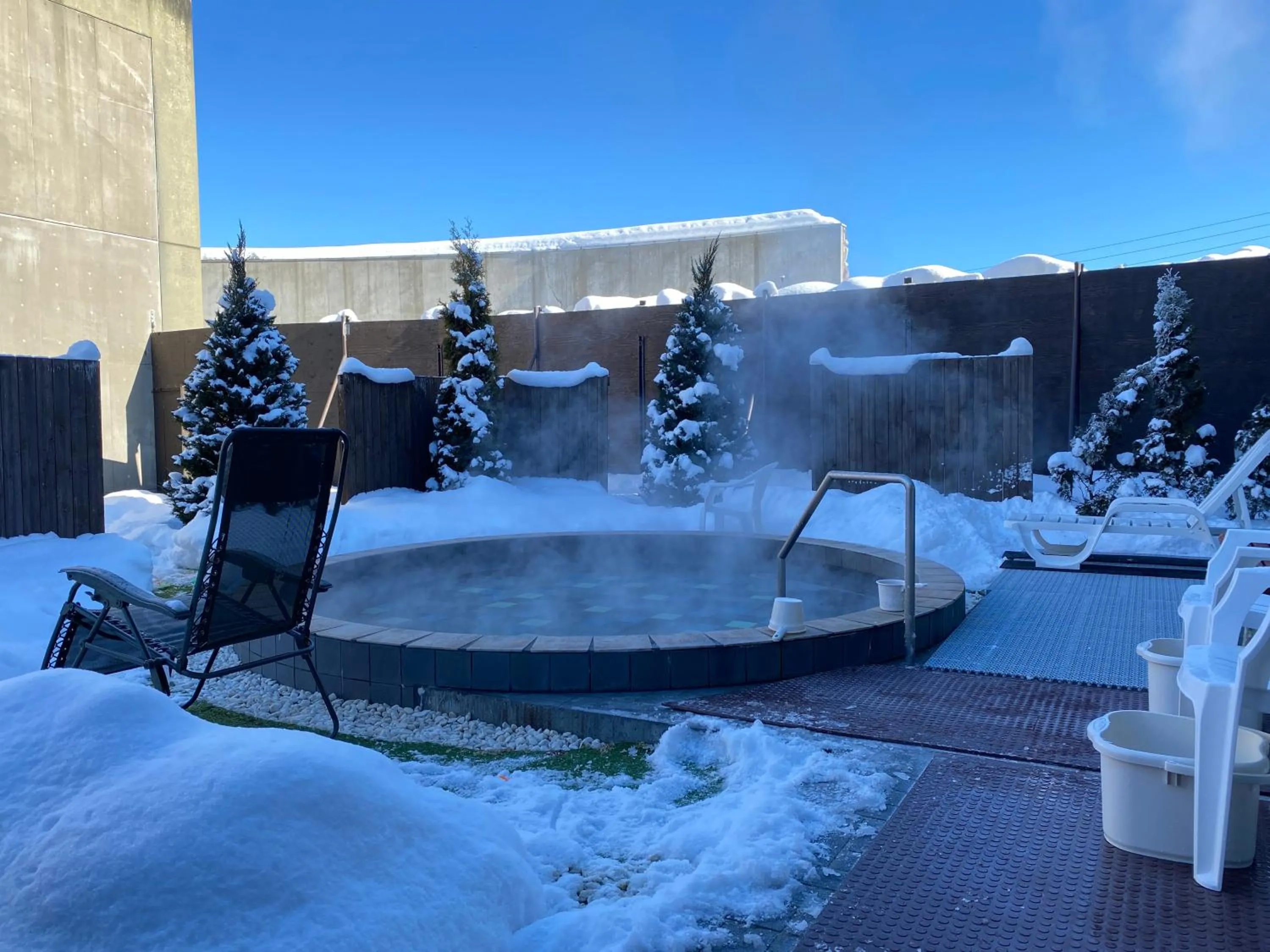 Hot Spring Bath in Tokachi Nauman Onsen Hotel arco