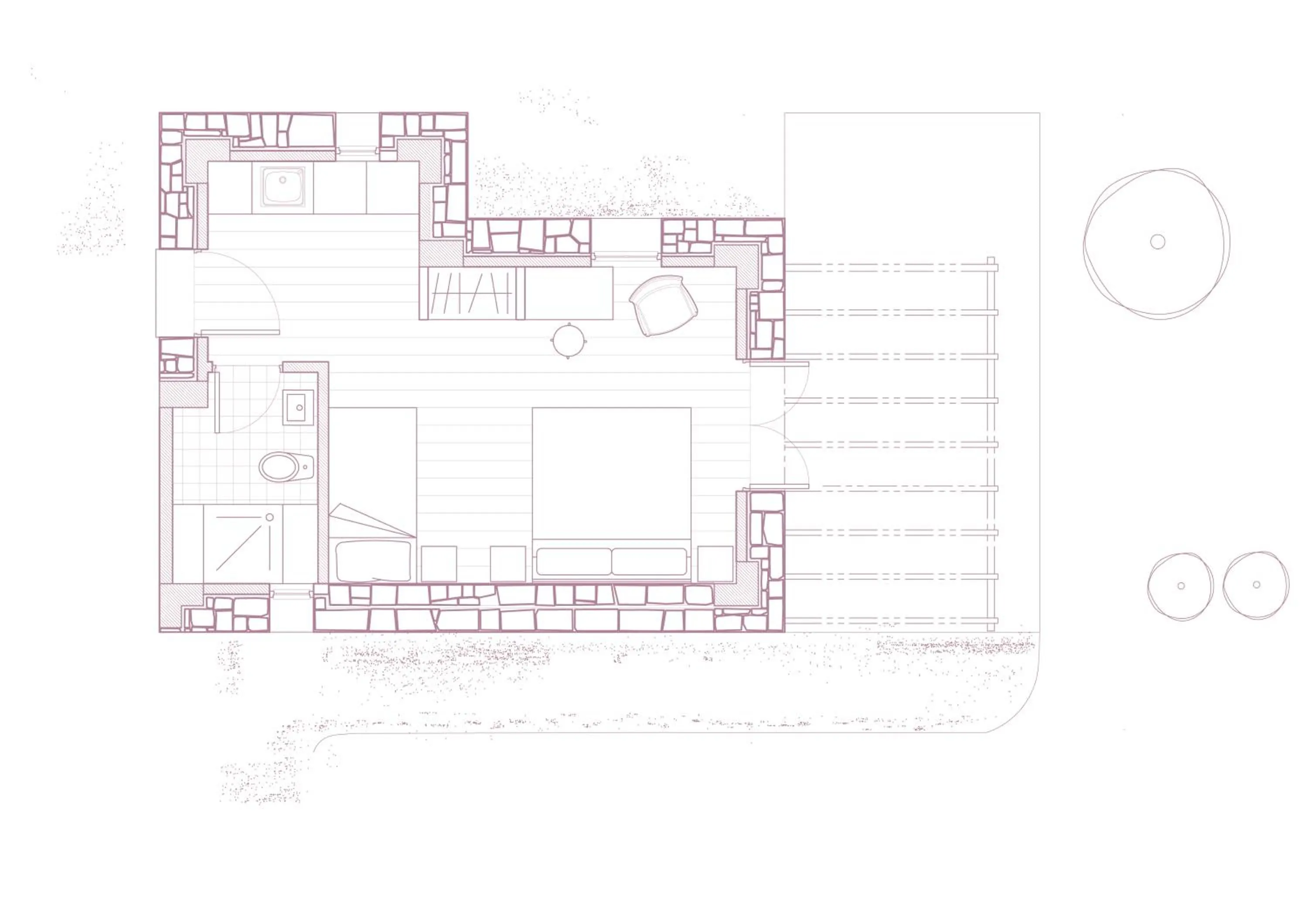 Floor plan in Nomads House