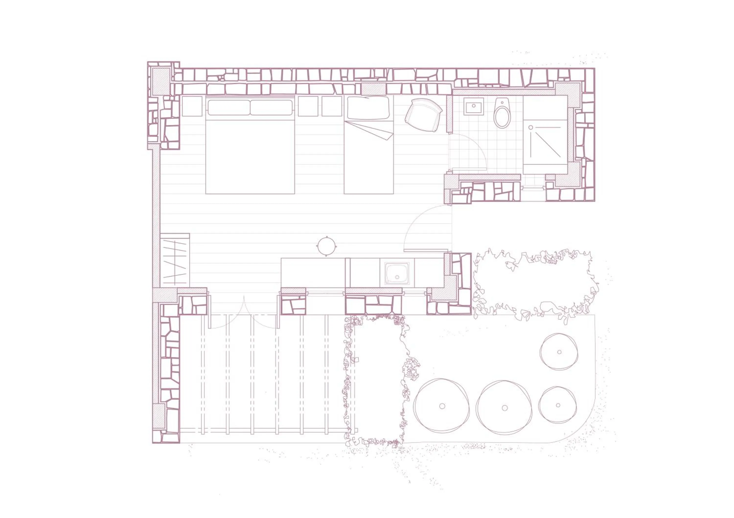 Floor plan in Nomads House