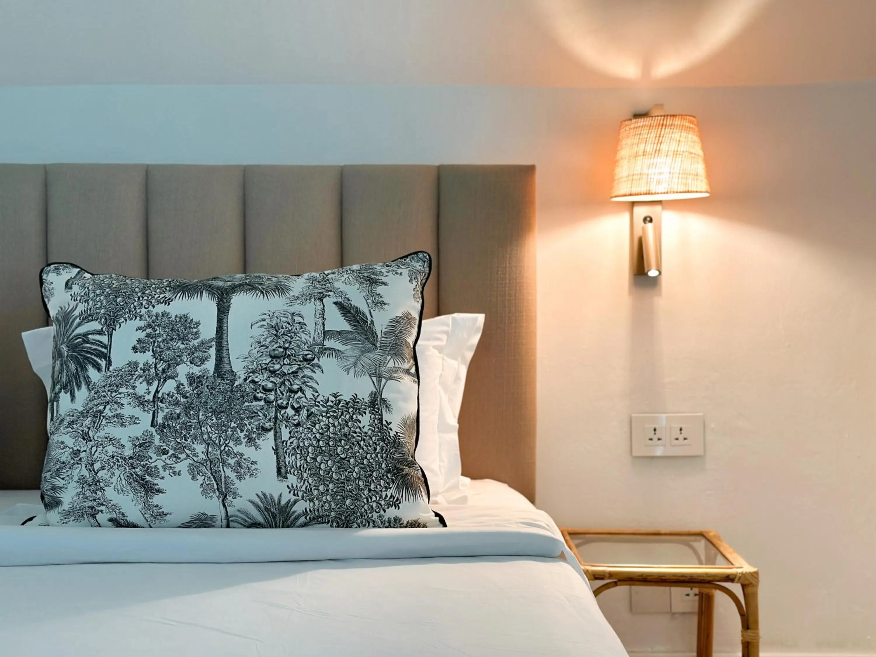 Bedroom, Bed in Blue Bird