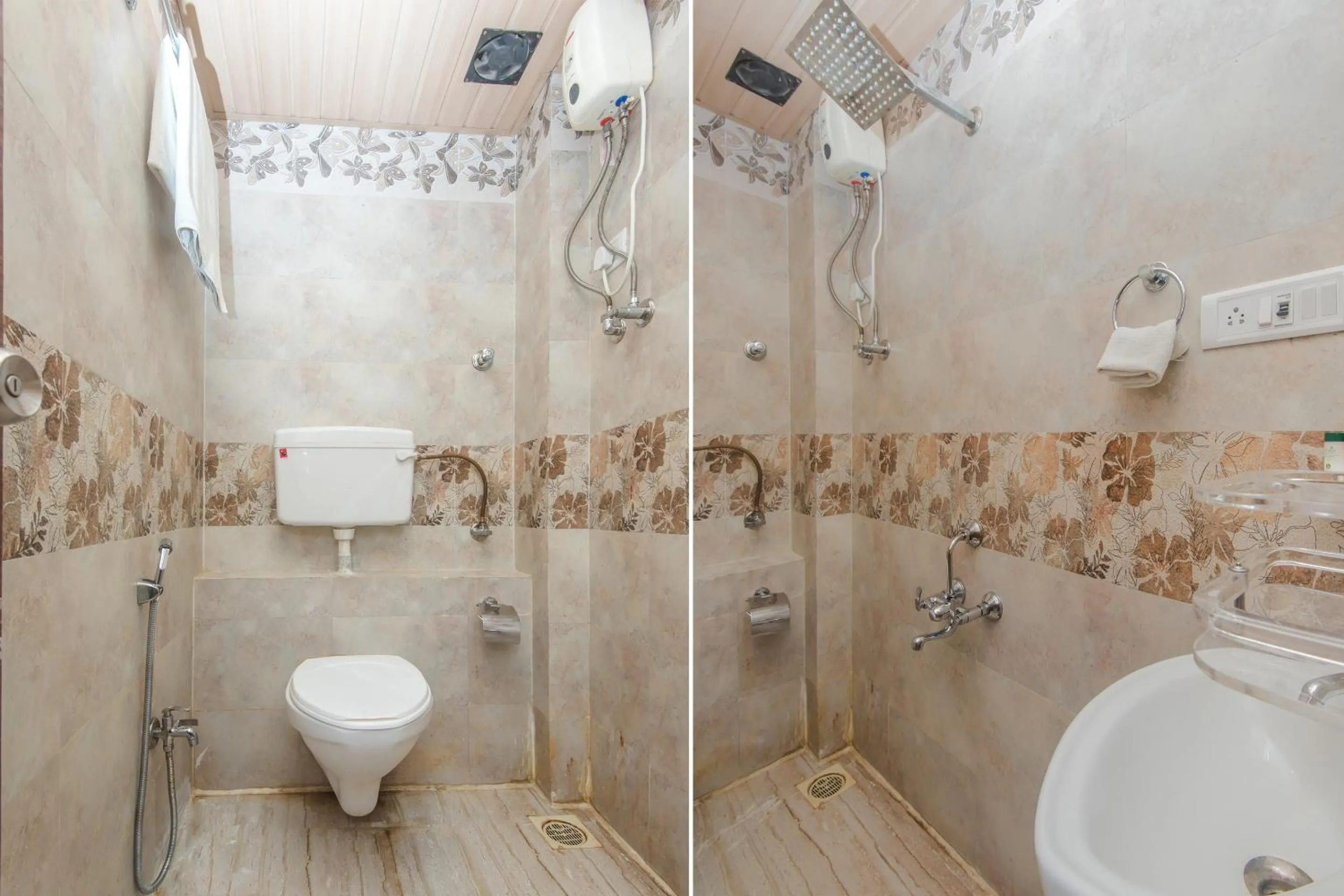 Bathroom in Hotel O Golden Nest Near Chhatrapati Shivaji International Airport