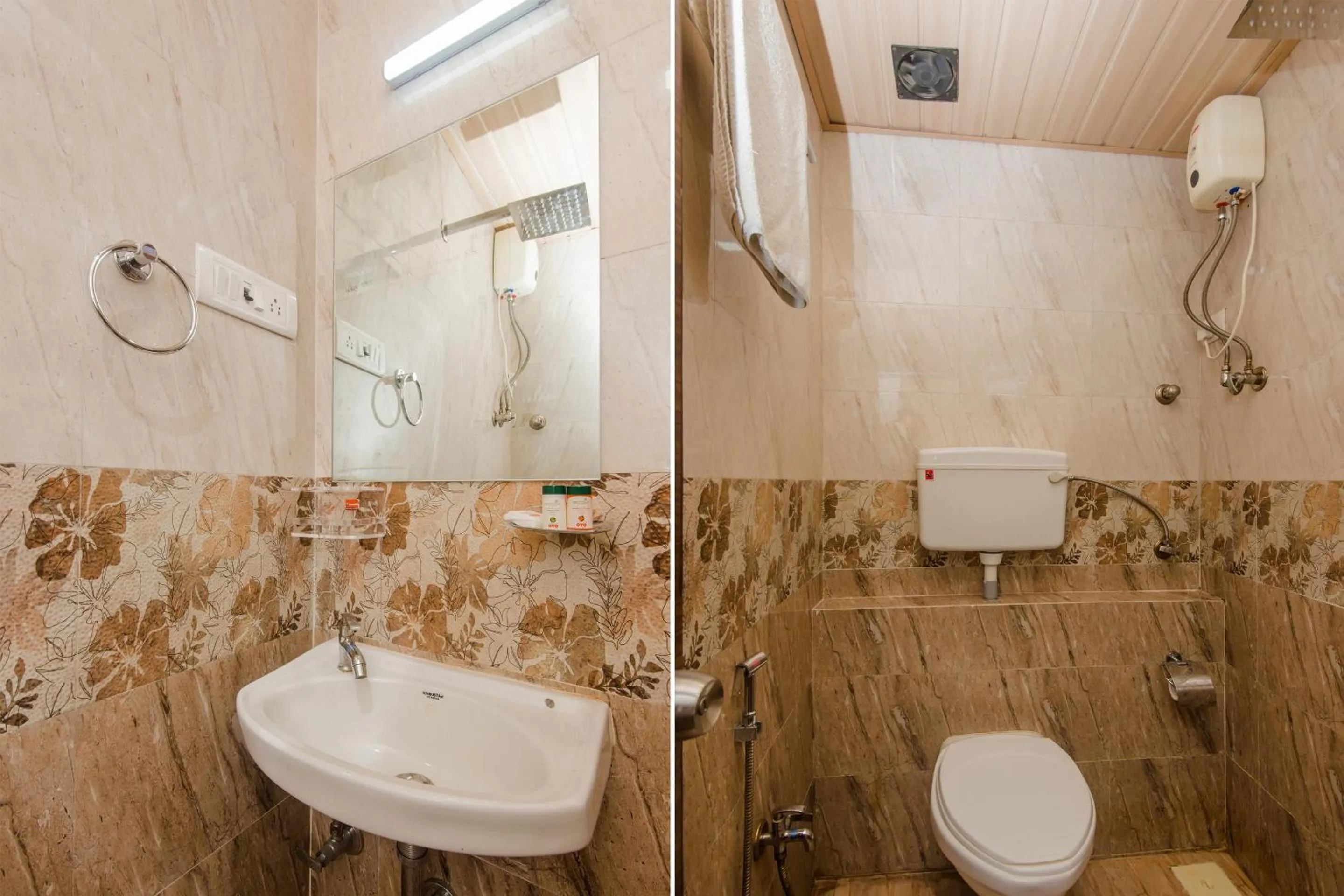 Bathroom in Hotel O Golden Nest Near Chhatrapati Shivaji International Airport